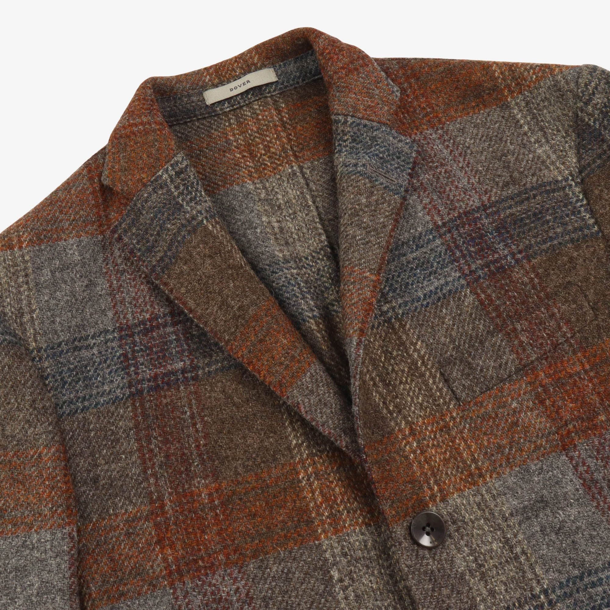 Wool Check Dover Jacket (Fits UK38)