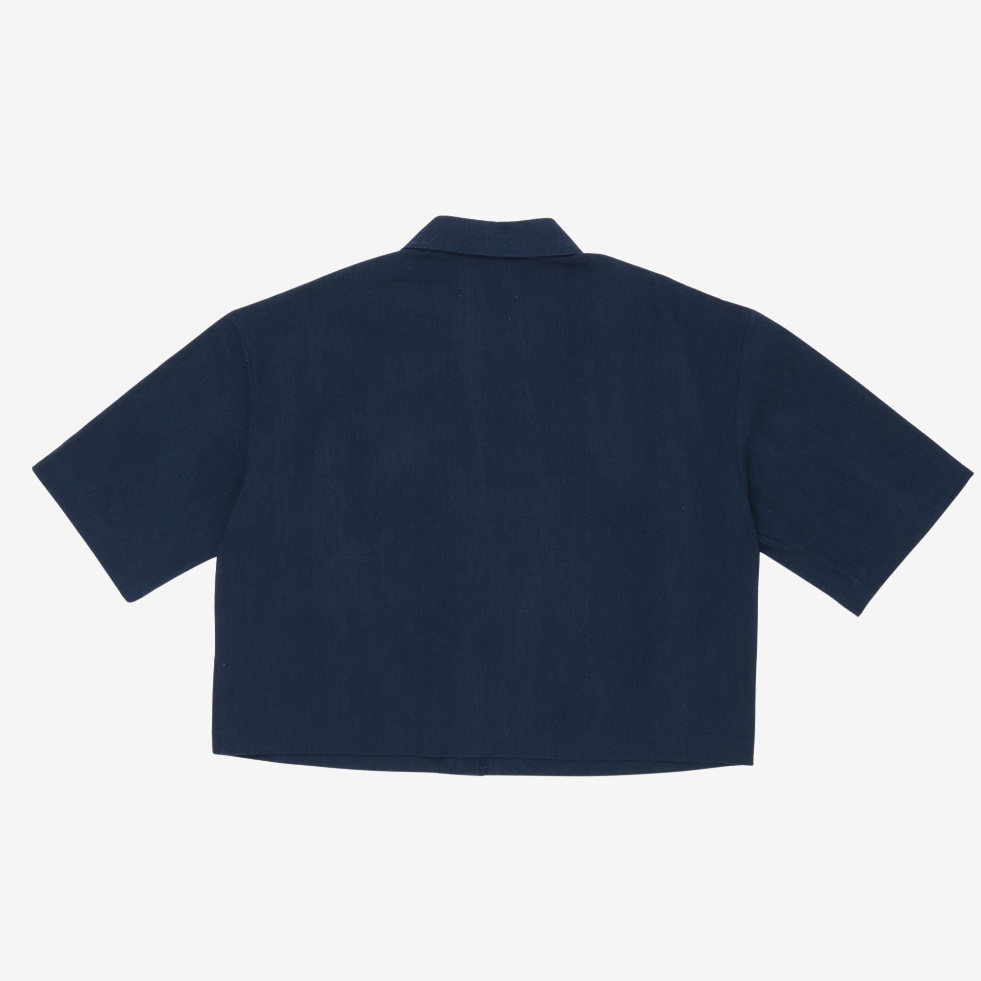 Cropped Denim Shirt