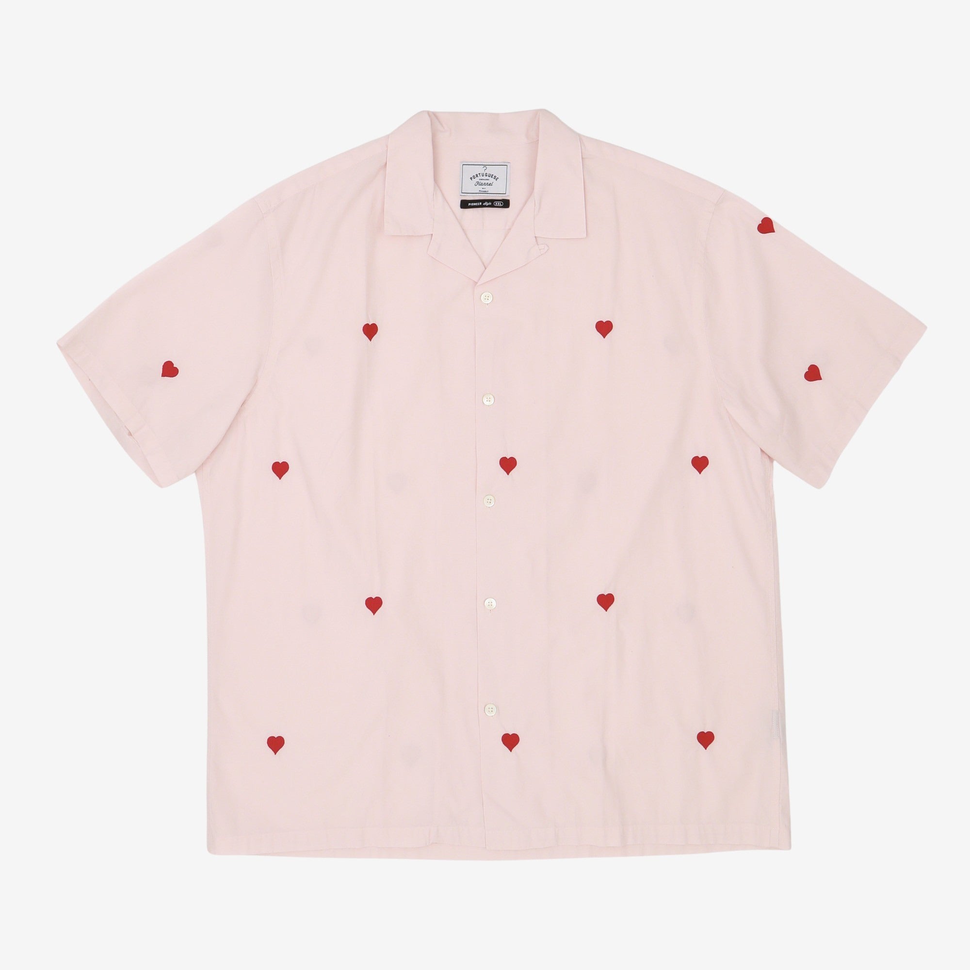 Heart Embroidered Shirt