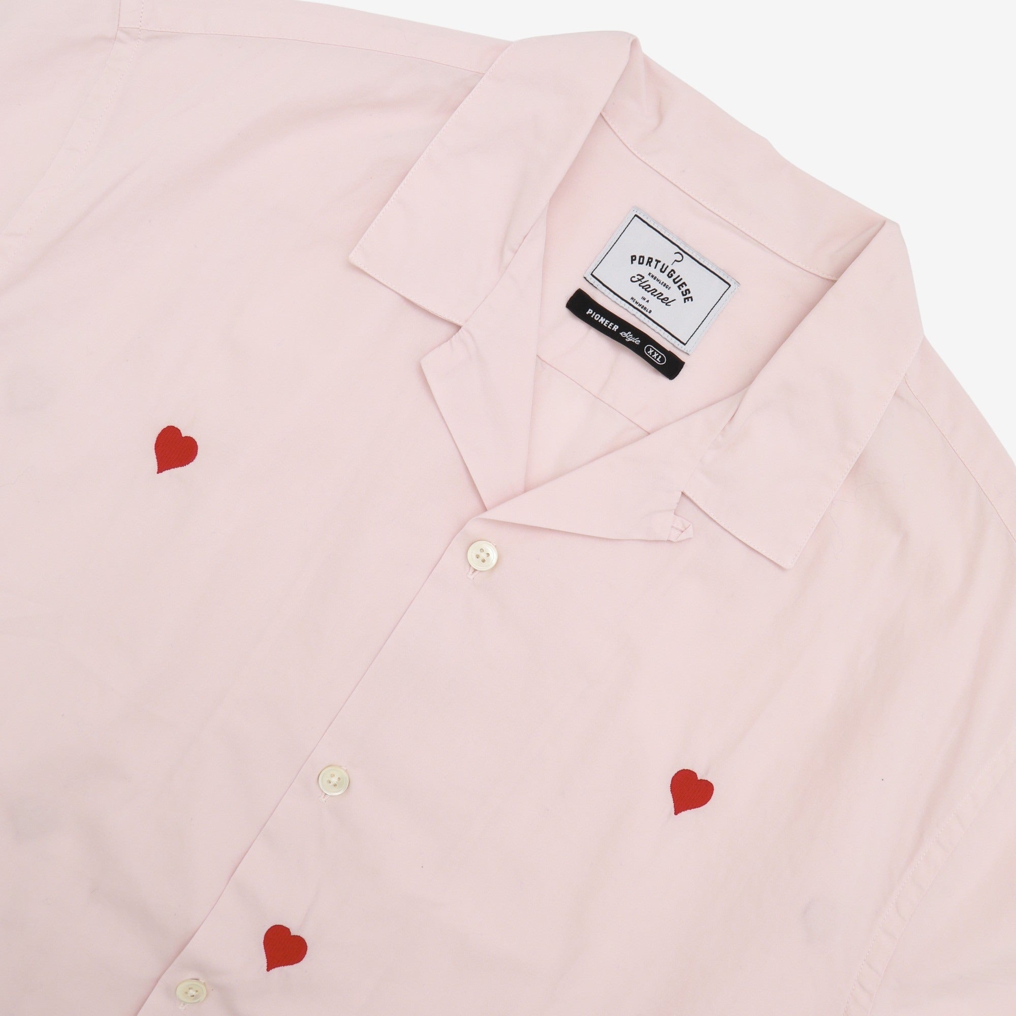 Heart Embroidered Shirt