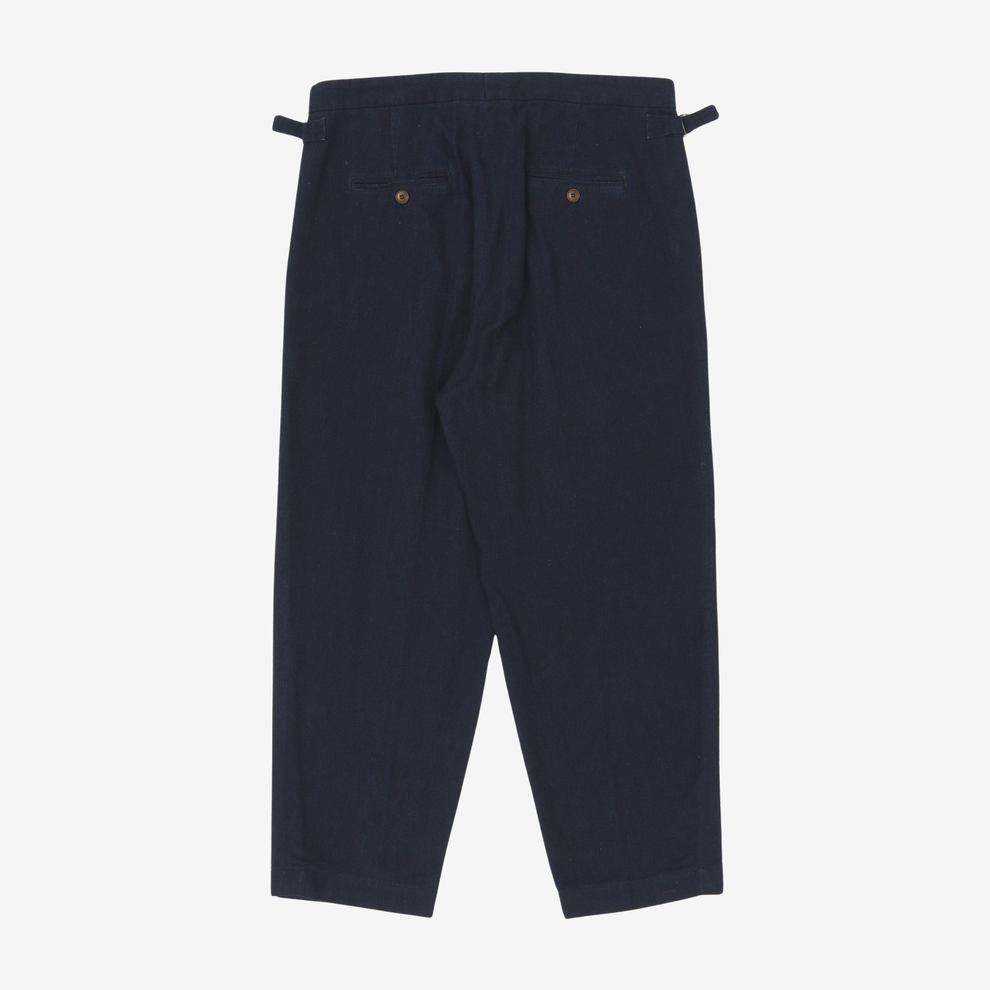Pleated Twill Trouser