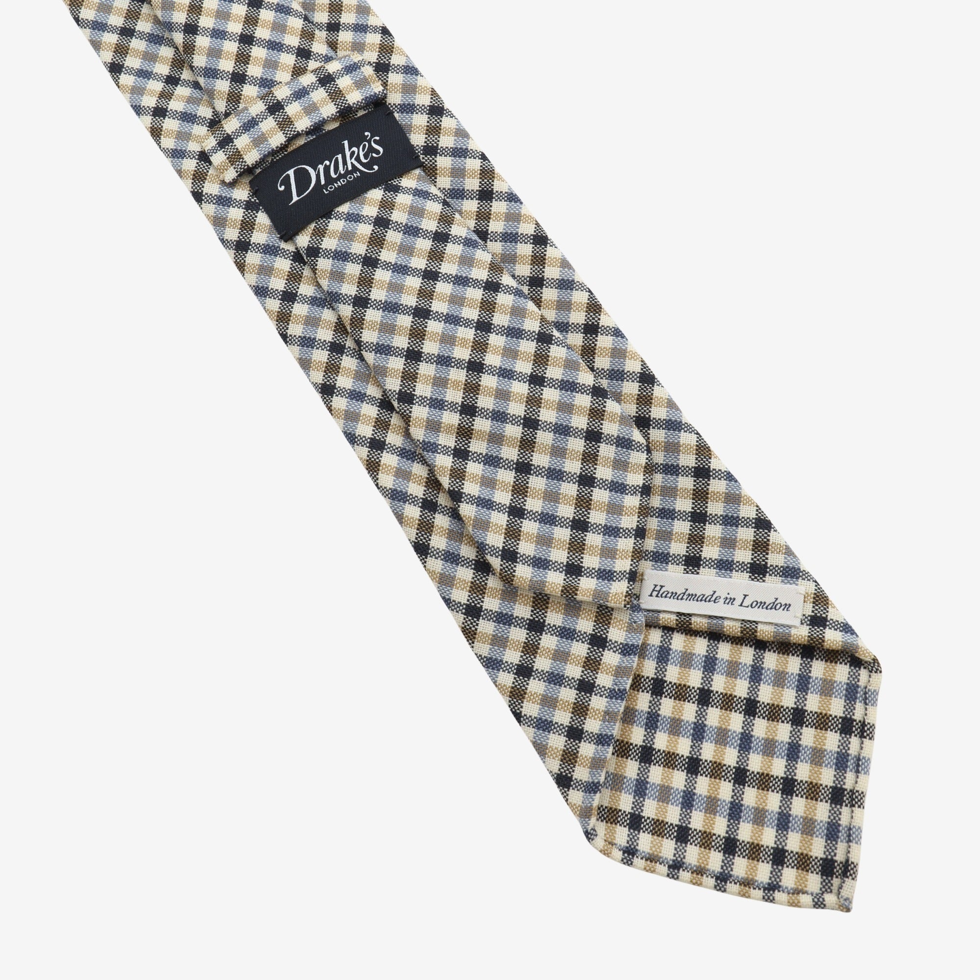 Wool Check Tie