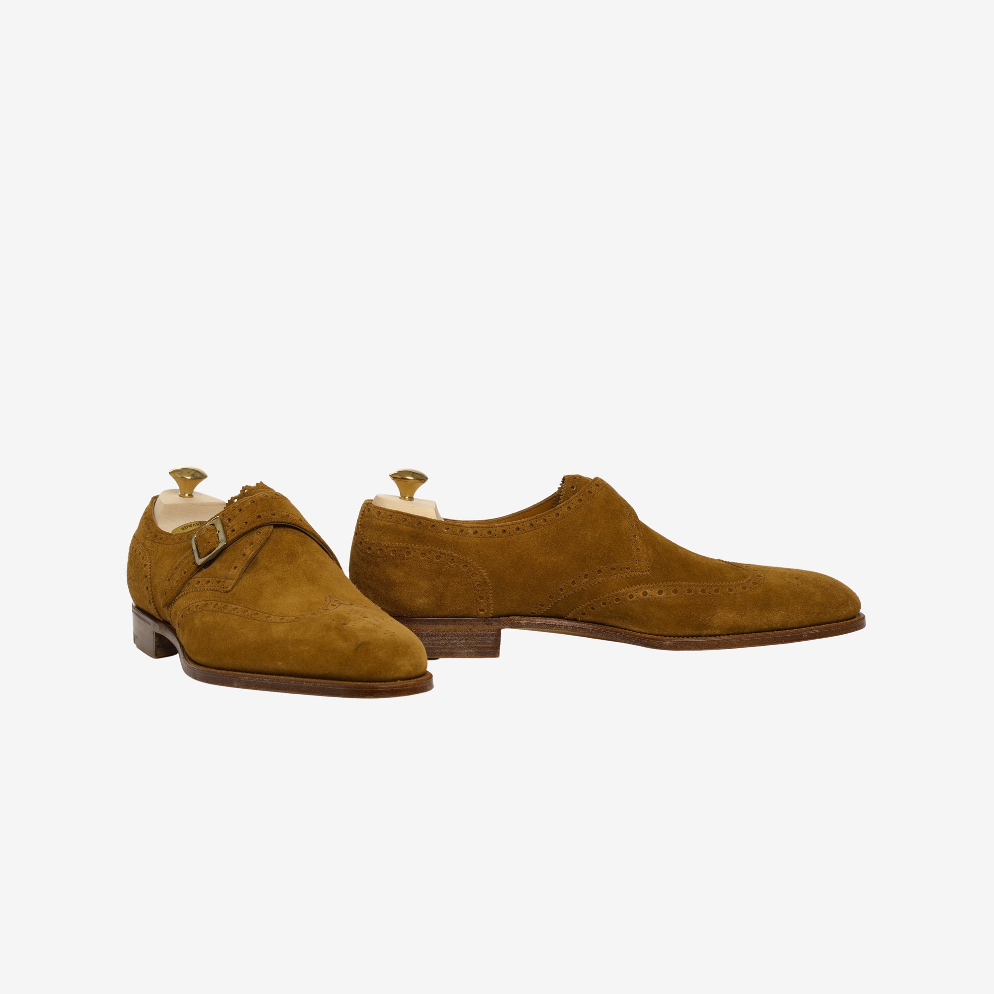 Bespoke Suede Ealing Monk Strap + Trees