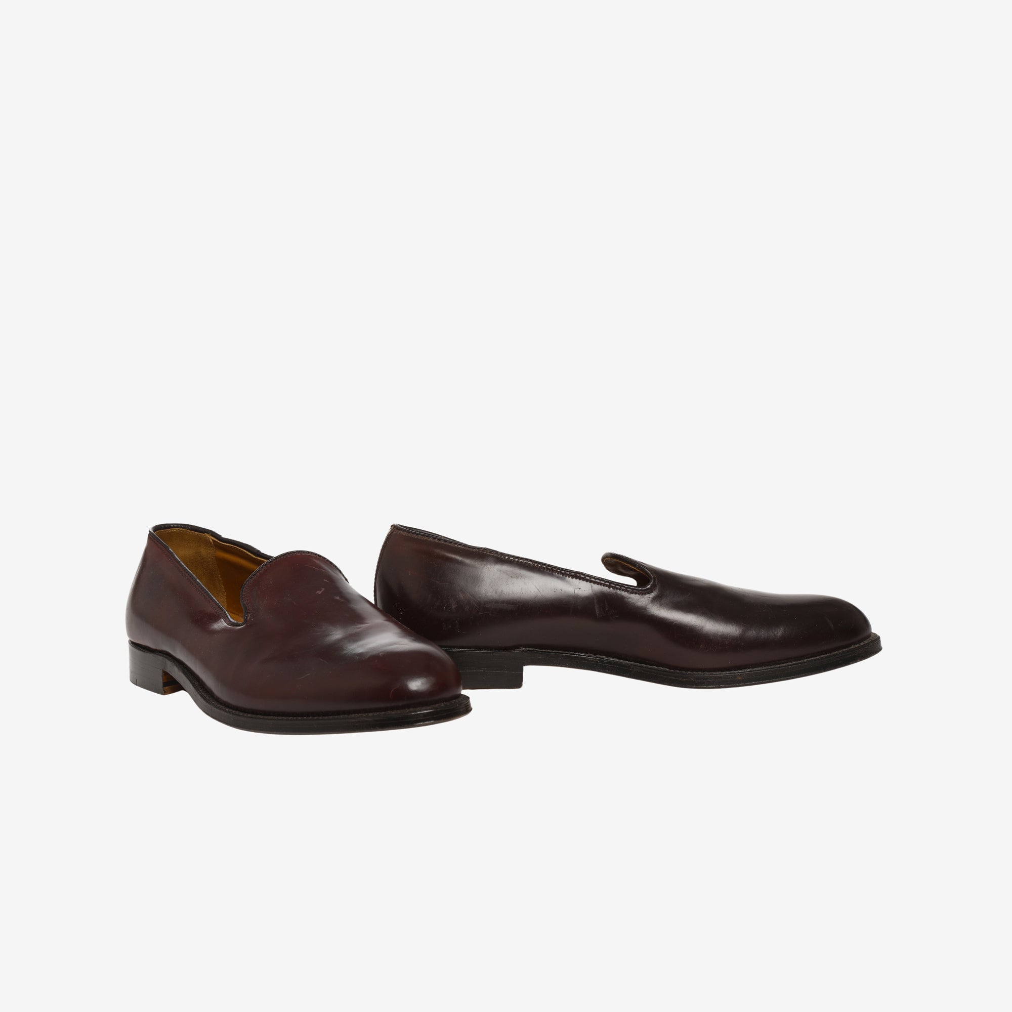 Color 8 Shell Cordovan Loafers + Trees