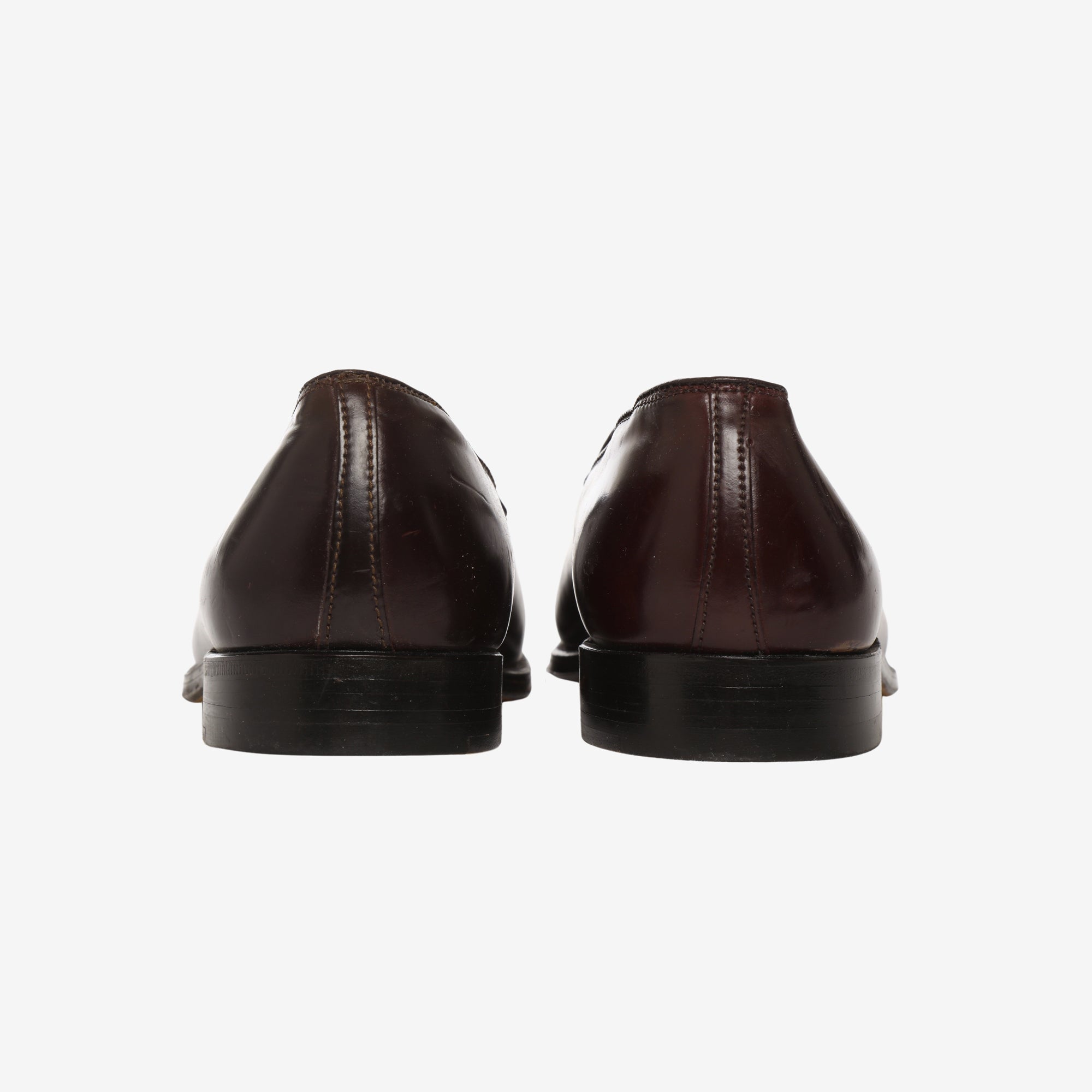 Color 8 Shell Cordovan Loafers + Trees
