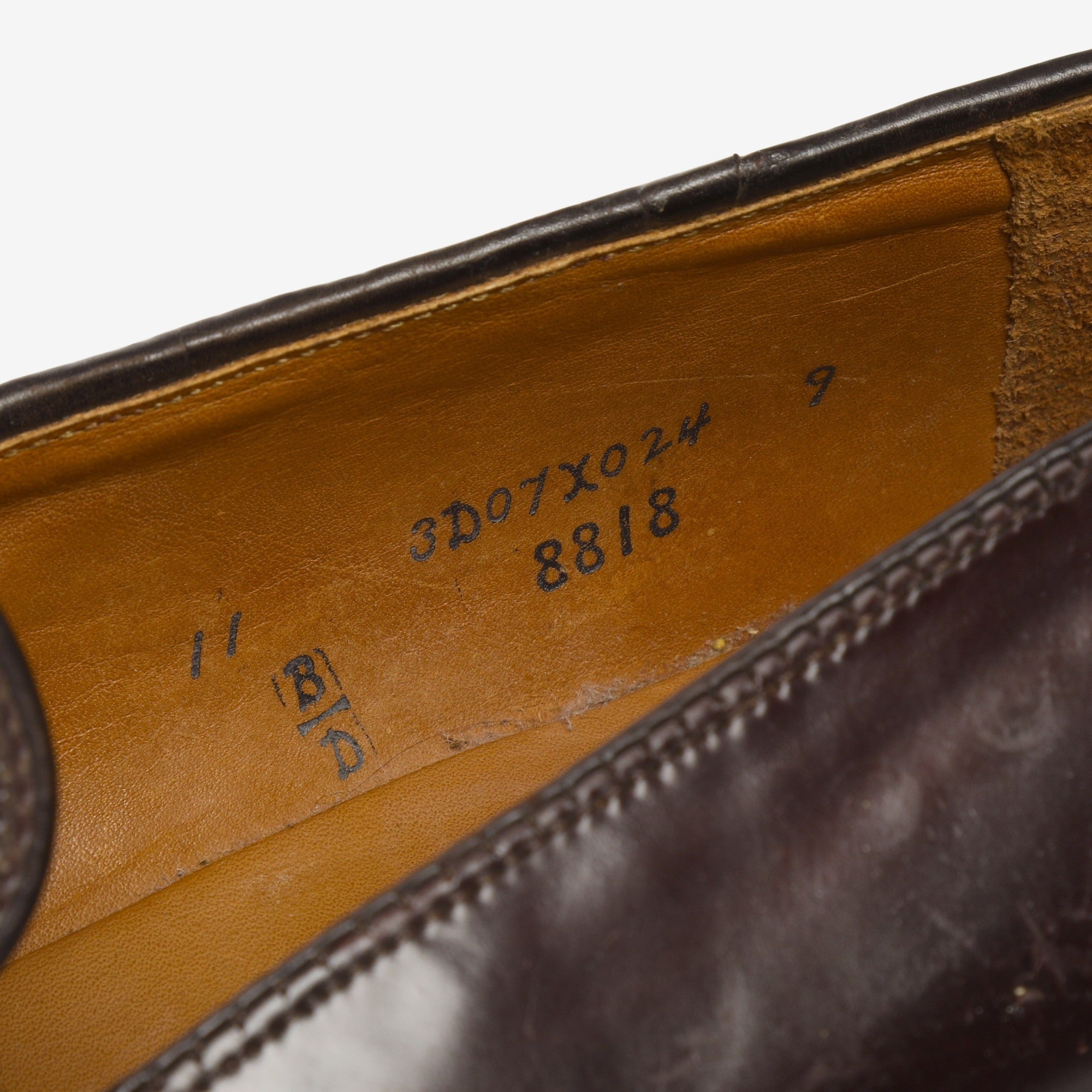Color 8 Shell Cordovan Loafers + Trees