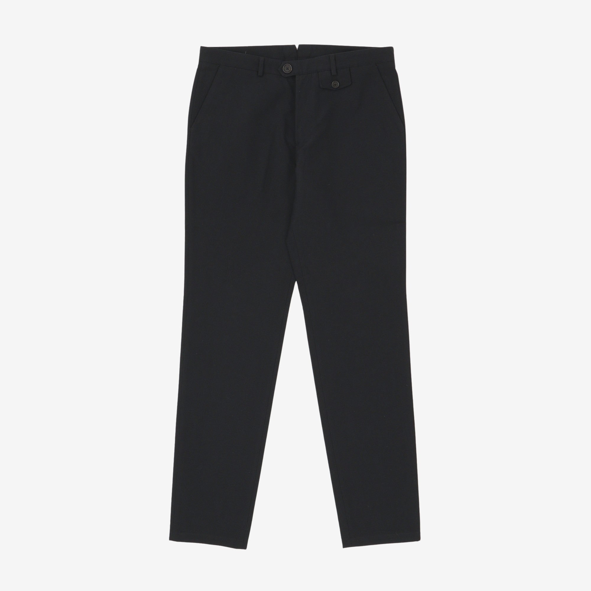Cotton-Wool Striped Trousers