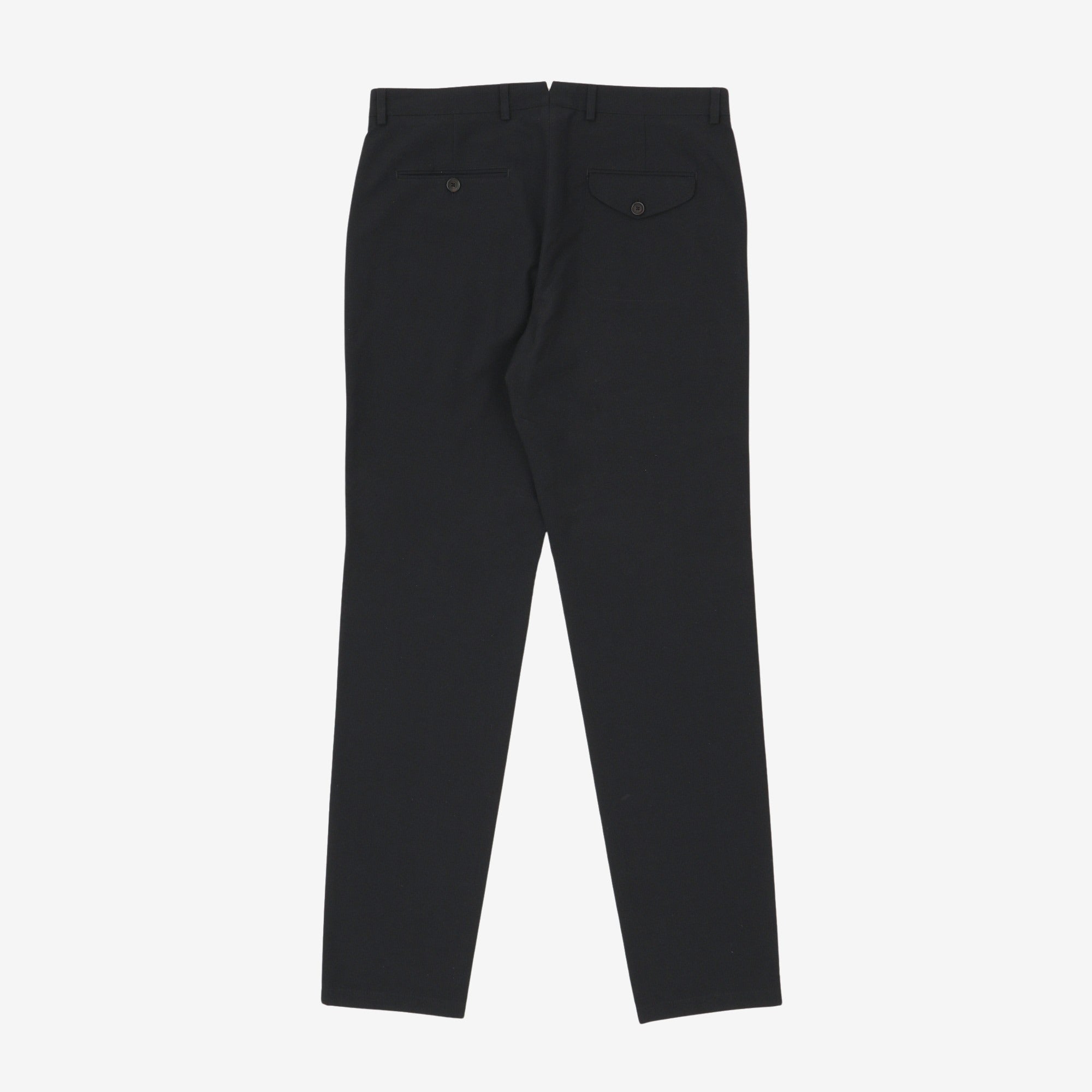 Cotton-Wool Striped Trousers