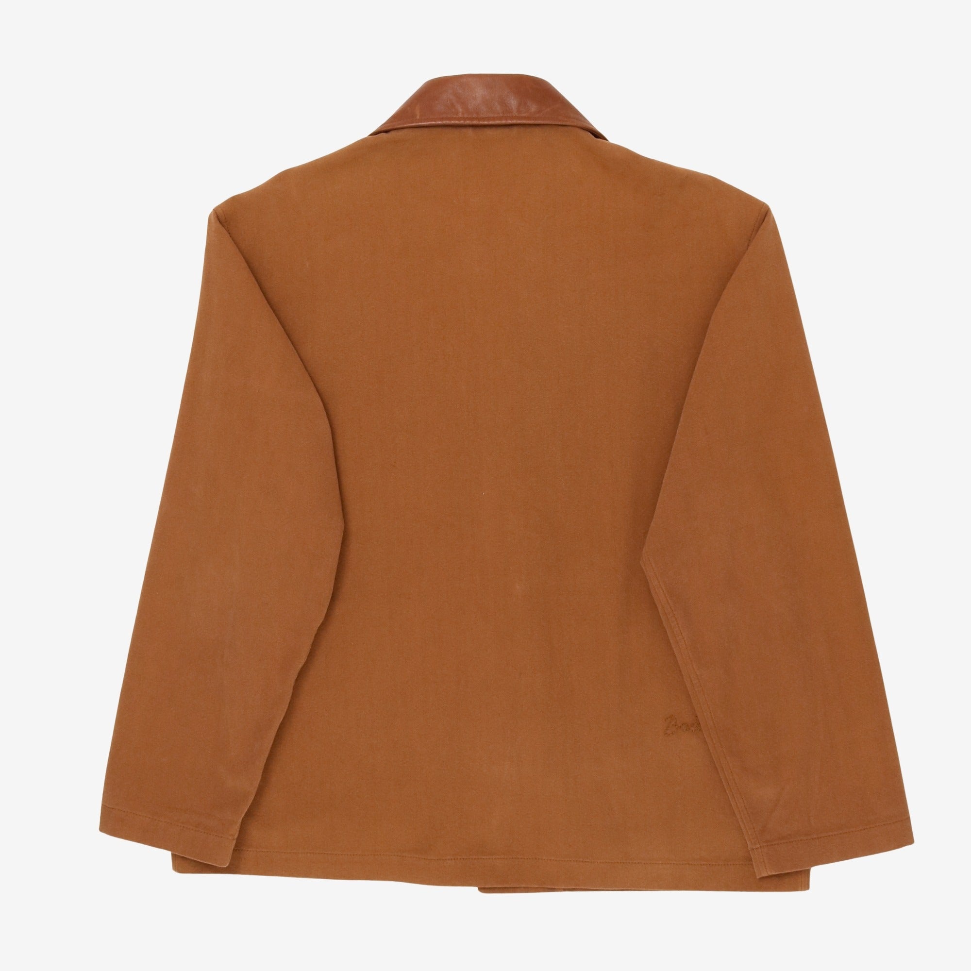 Leather Tab Jacket