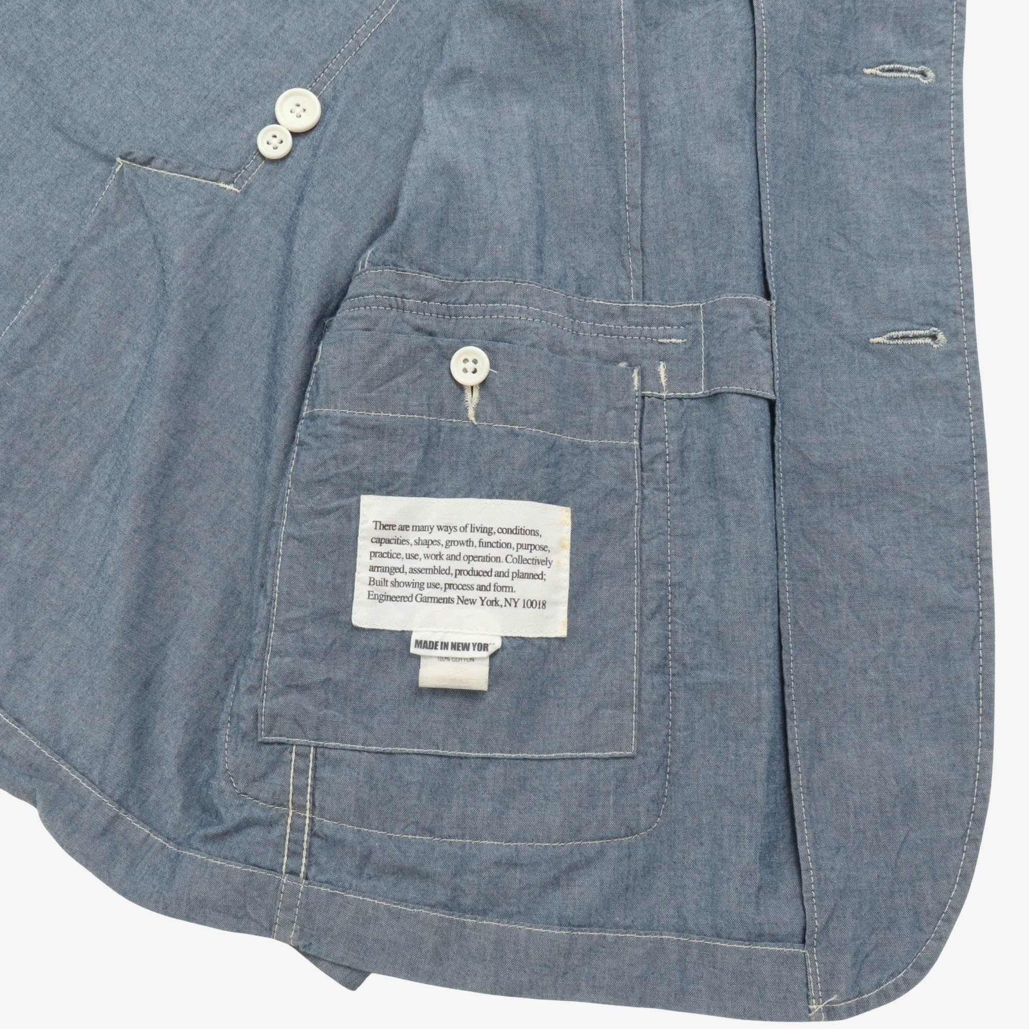 Chambray Baker Jacket