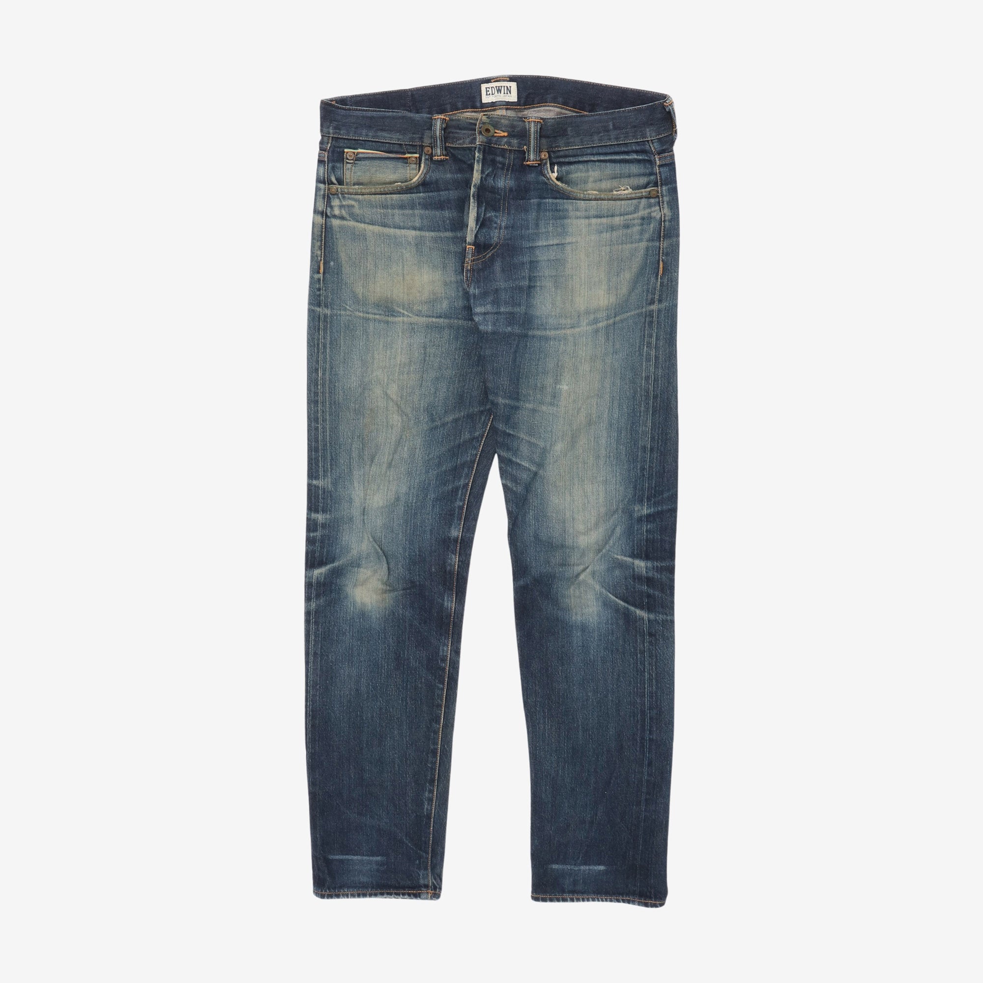 ED-80 Slim Tapered Selvedge Jeans (35W X 30.5L)