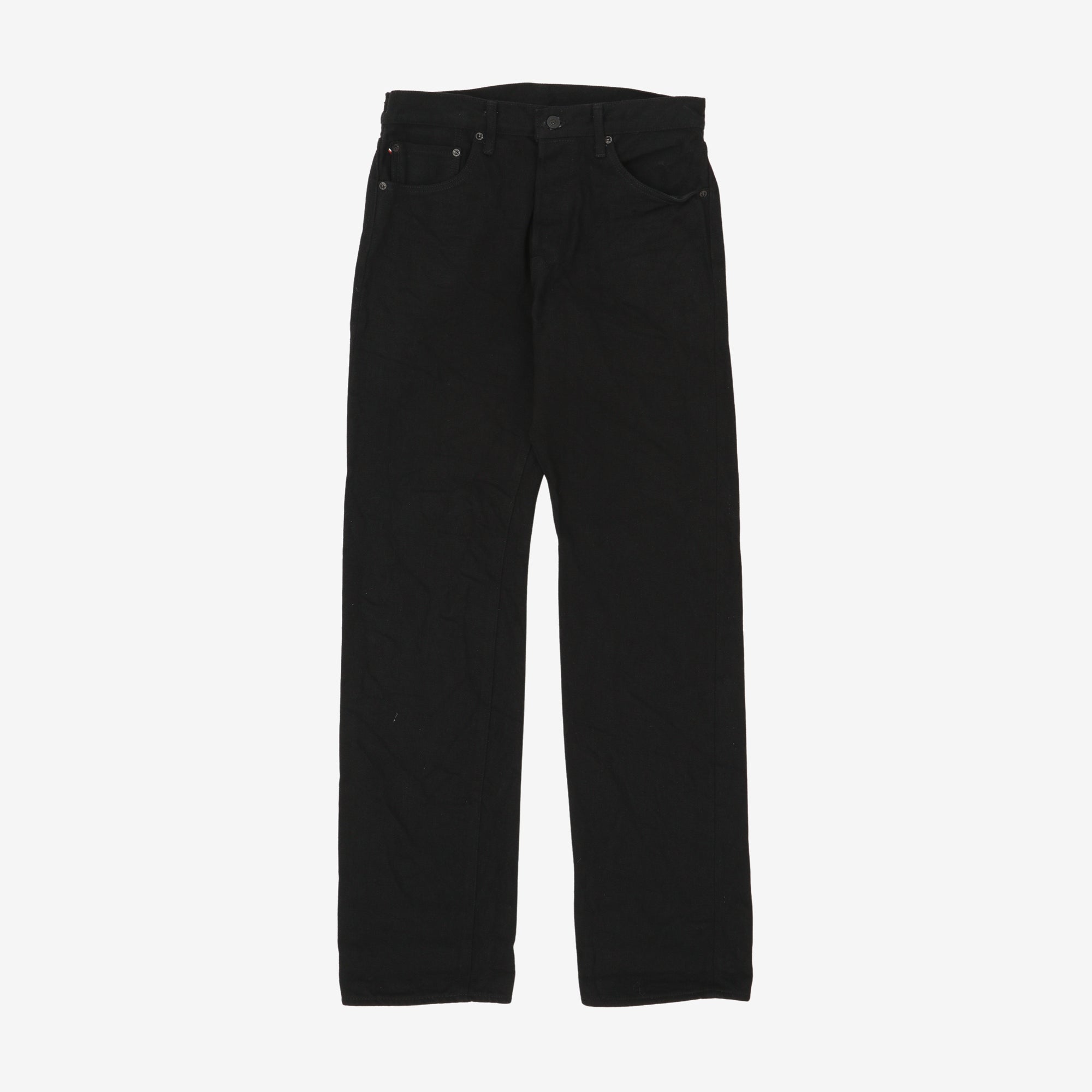 Secret Black 20oz Straight Selvedge Jeans (34W X 35L)