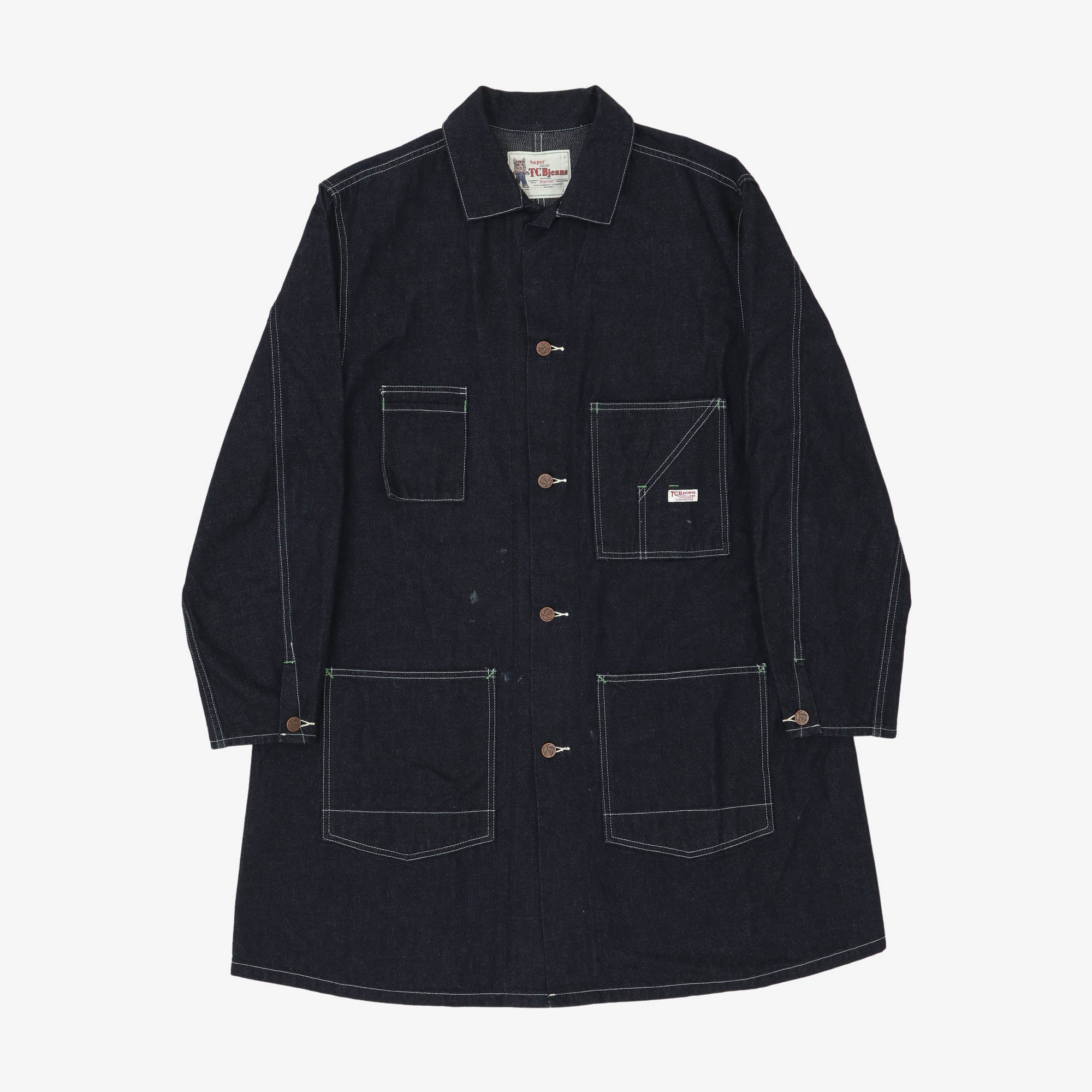 10oz Mottled Denim Tabbys Coat