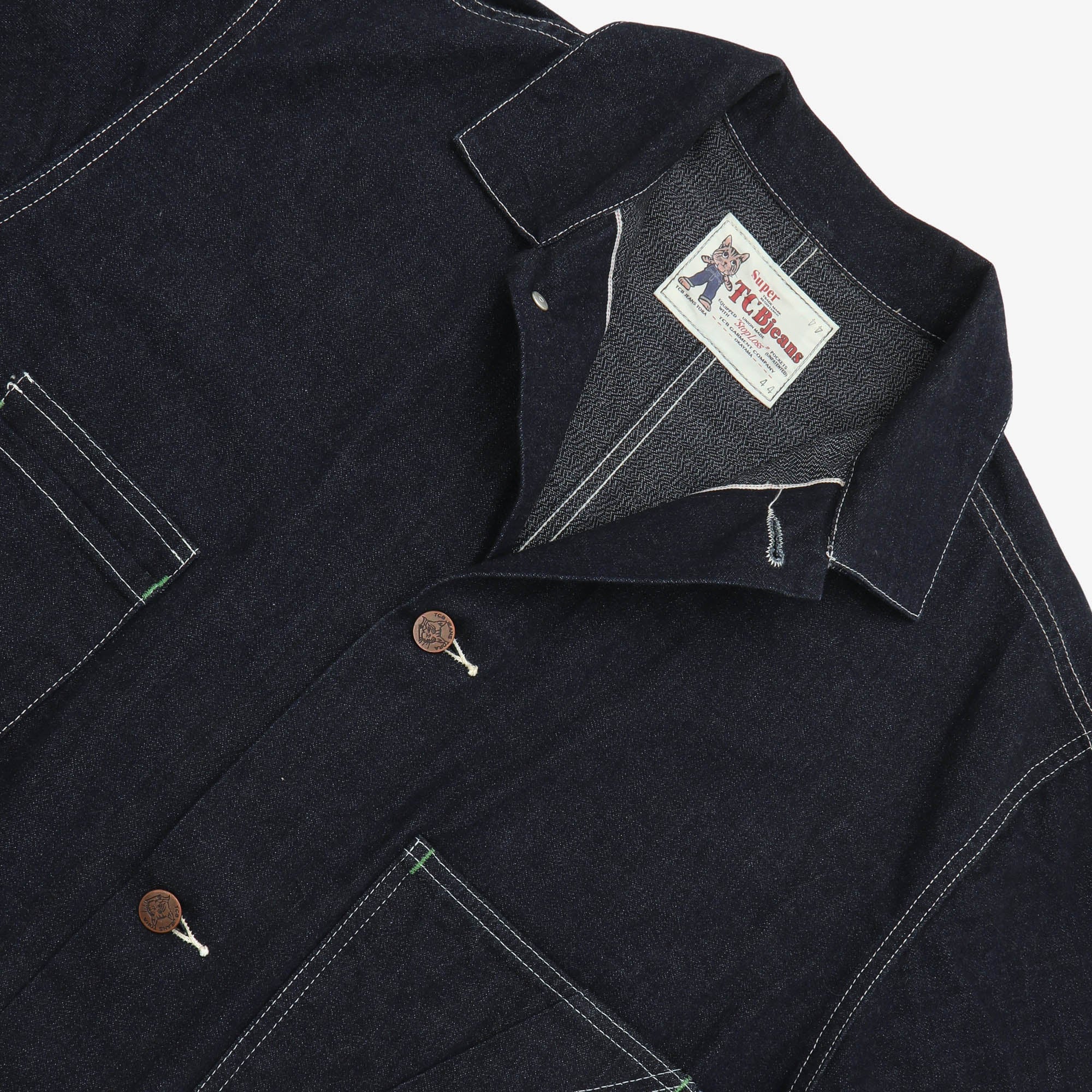 10oz Mottled Denim Tabbys Coat
