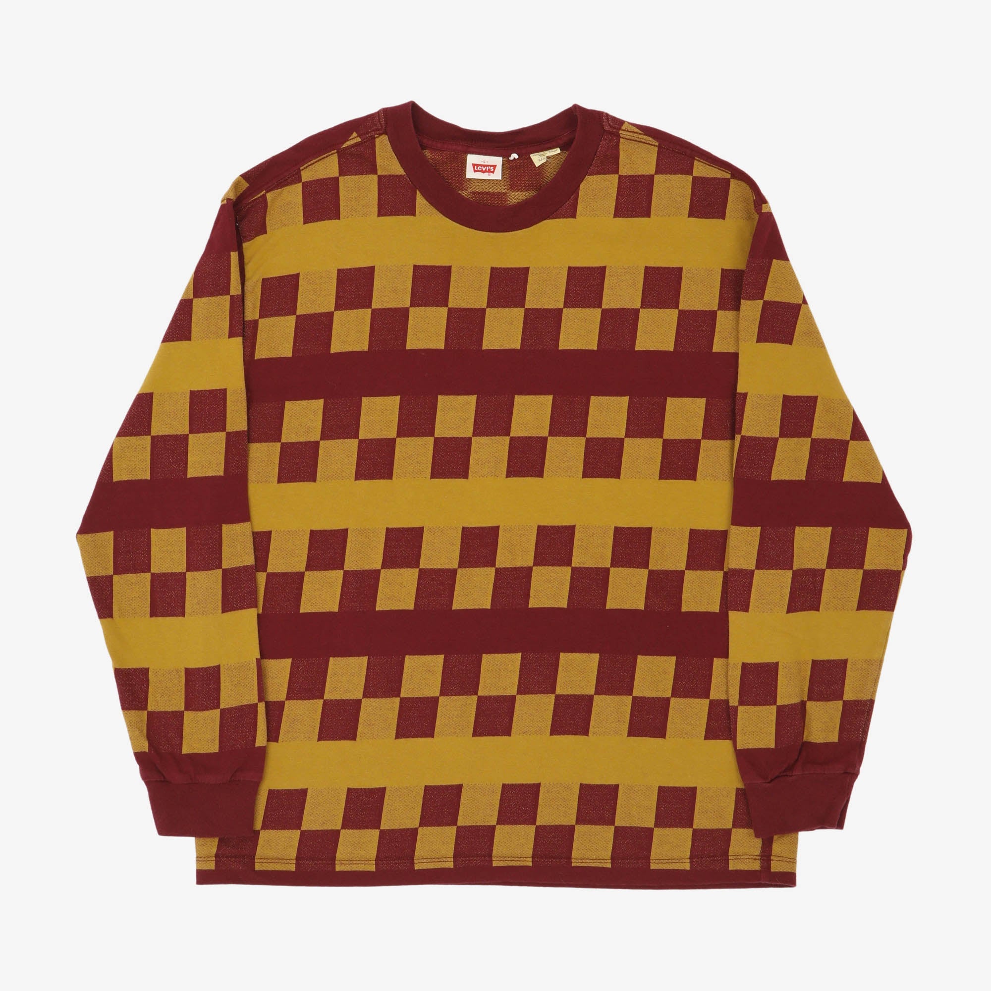 1980s Checkboard LS Tee