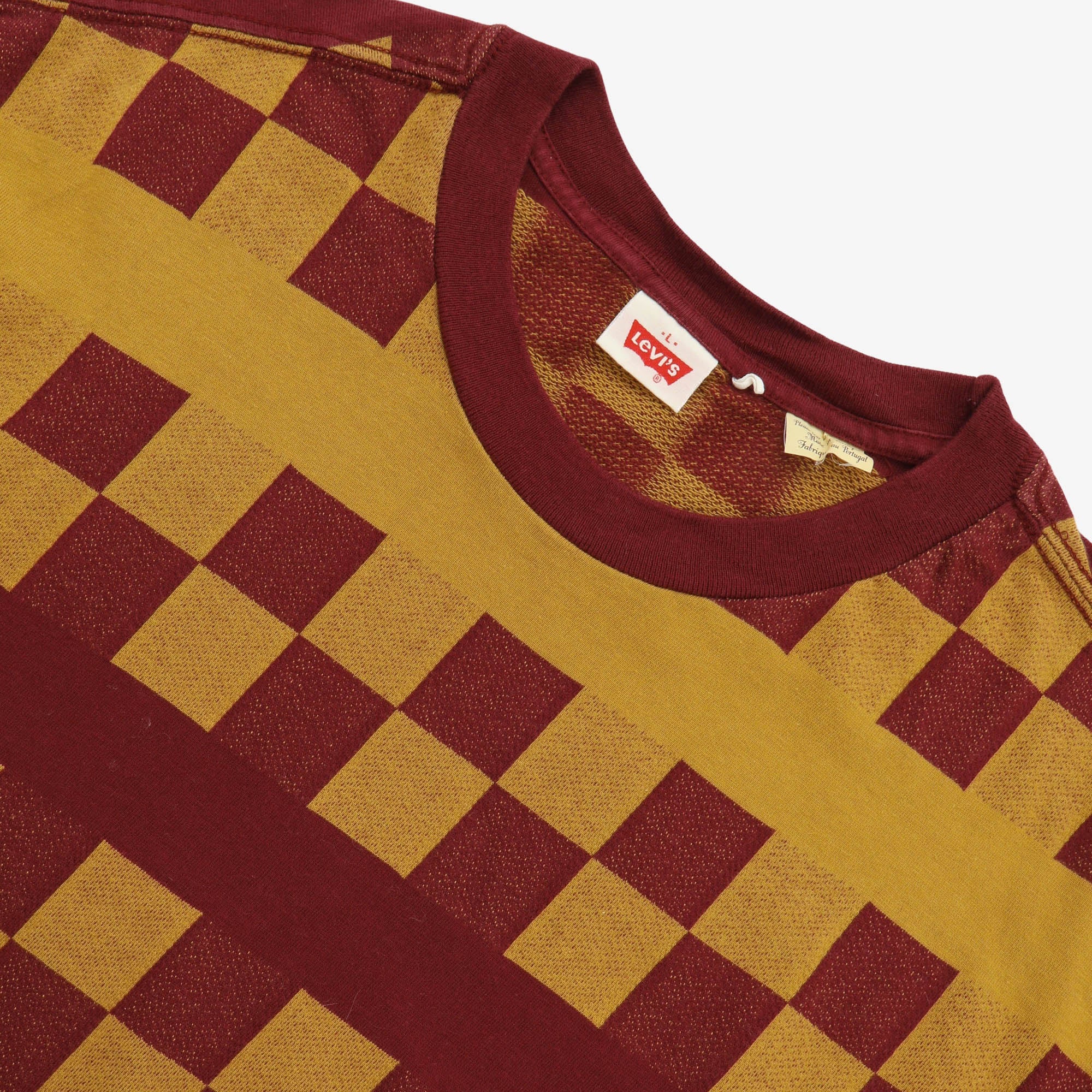 1980s Checkboard LS Tee