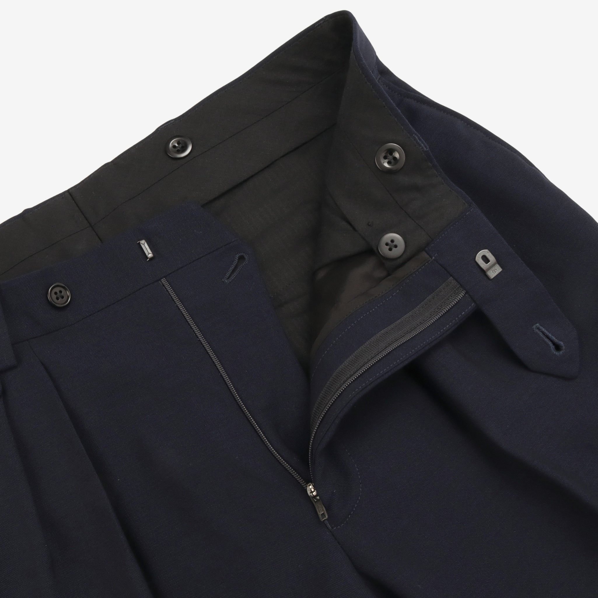 Pleated Wool Trousers (31W X 28L)