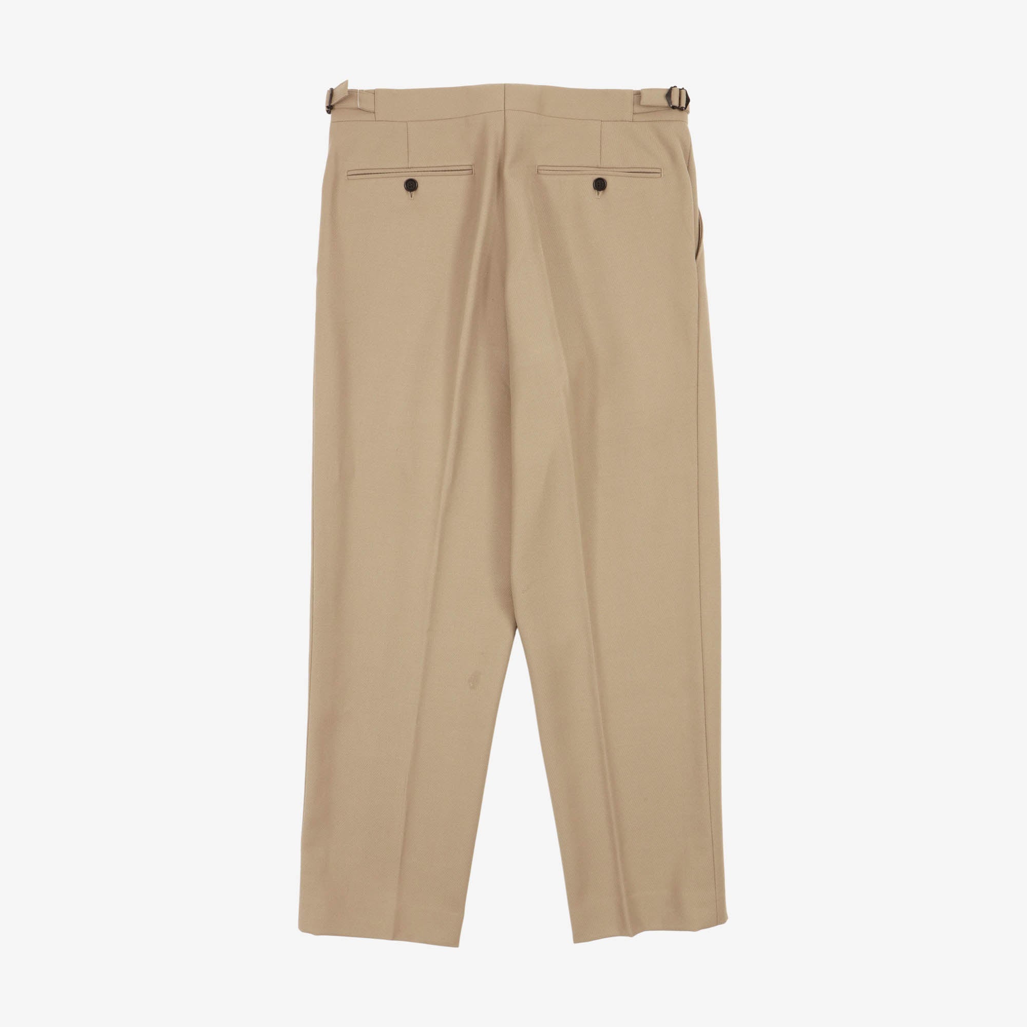 Wool Pleated Trousers (32W X 27L)