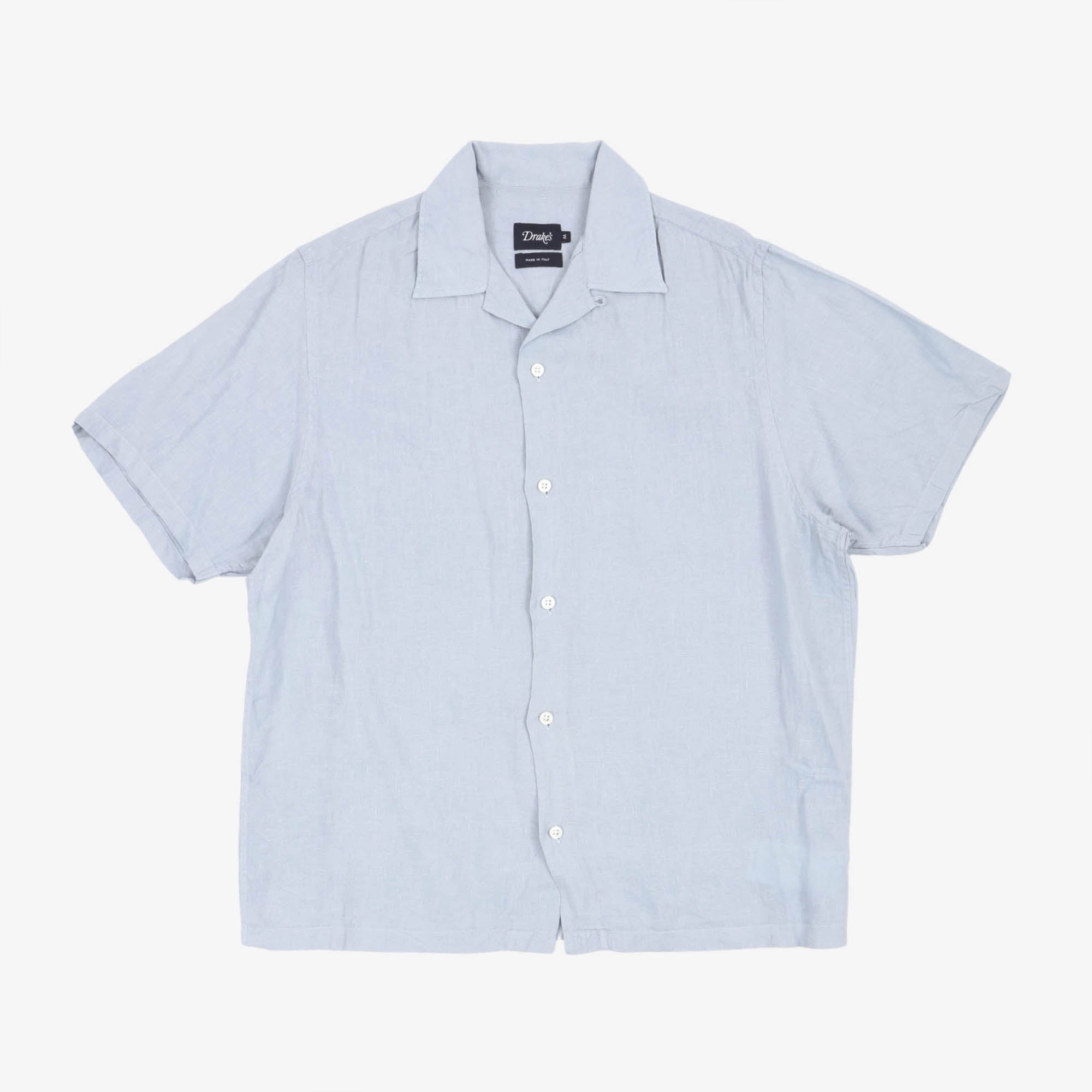 Linen Camp Collar Shirt