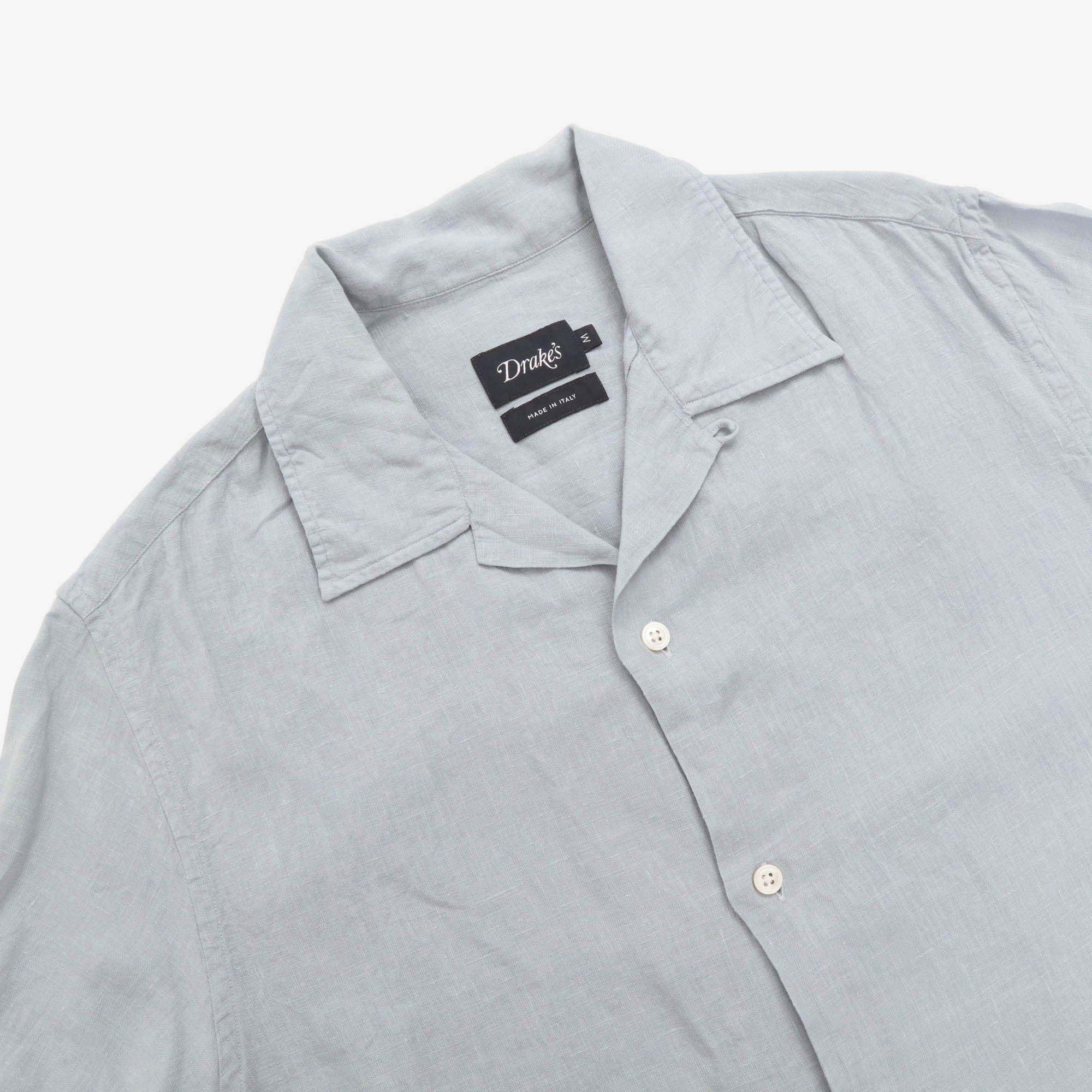 Linen Camp Collar Shirt