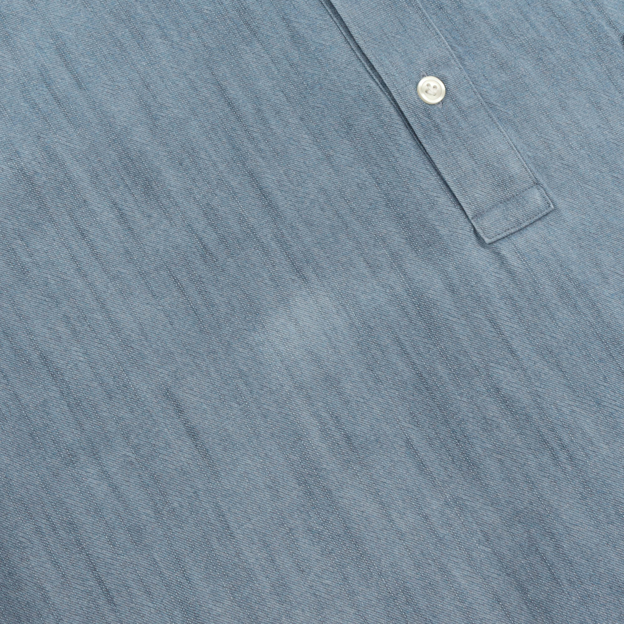 Mid Denim Popover Shirt