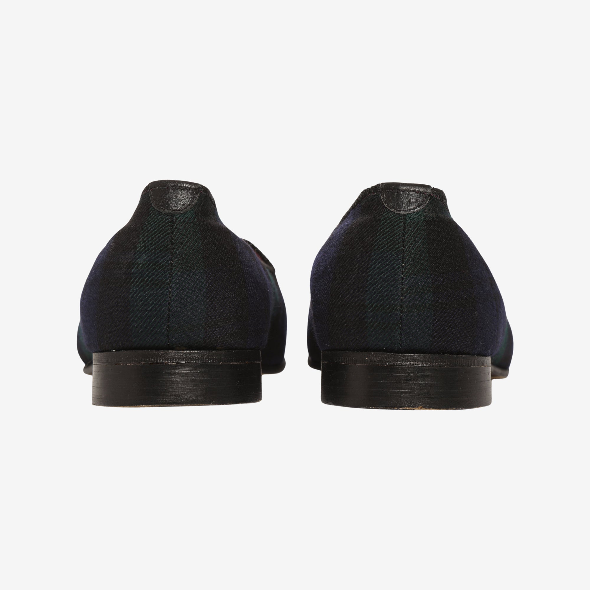Purple Label Plaid Twill Slipper
