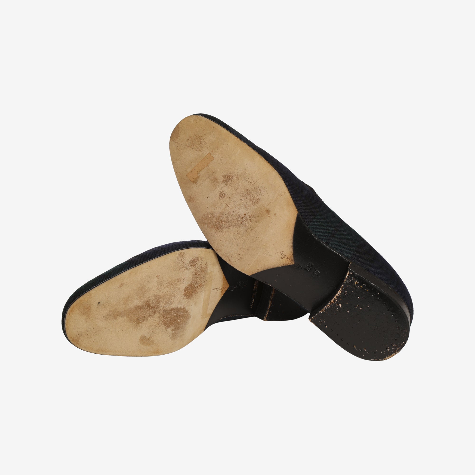 Purple Label Plaid Twill Slipper