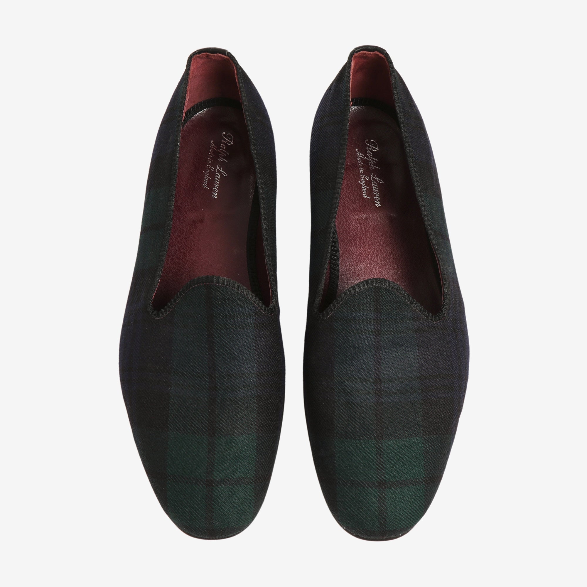 Purple Label Plaid Twill Slipper