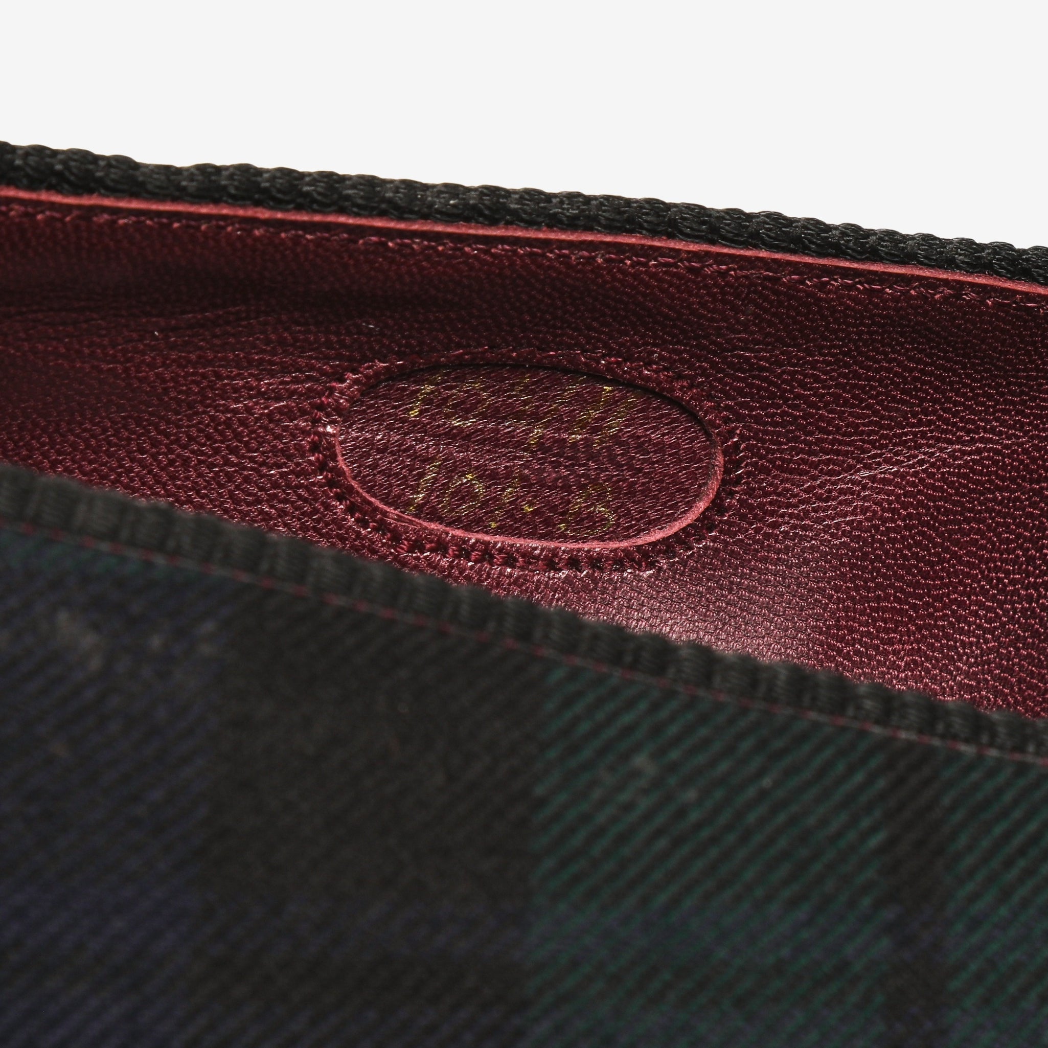 Purple Label Plaid Twill Slipper