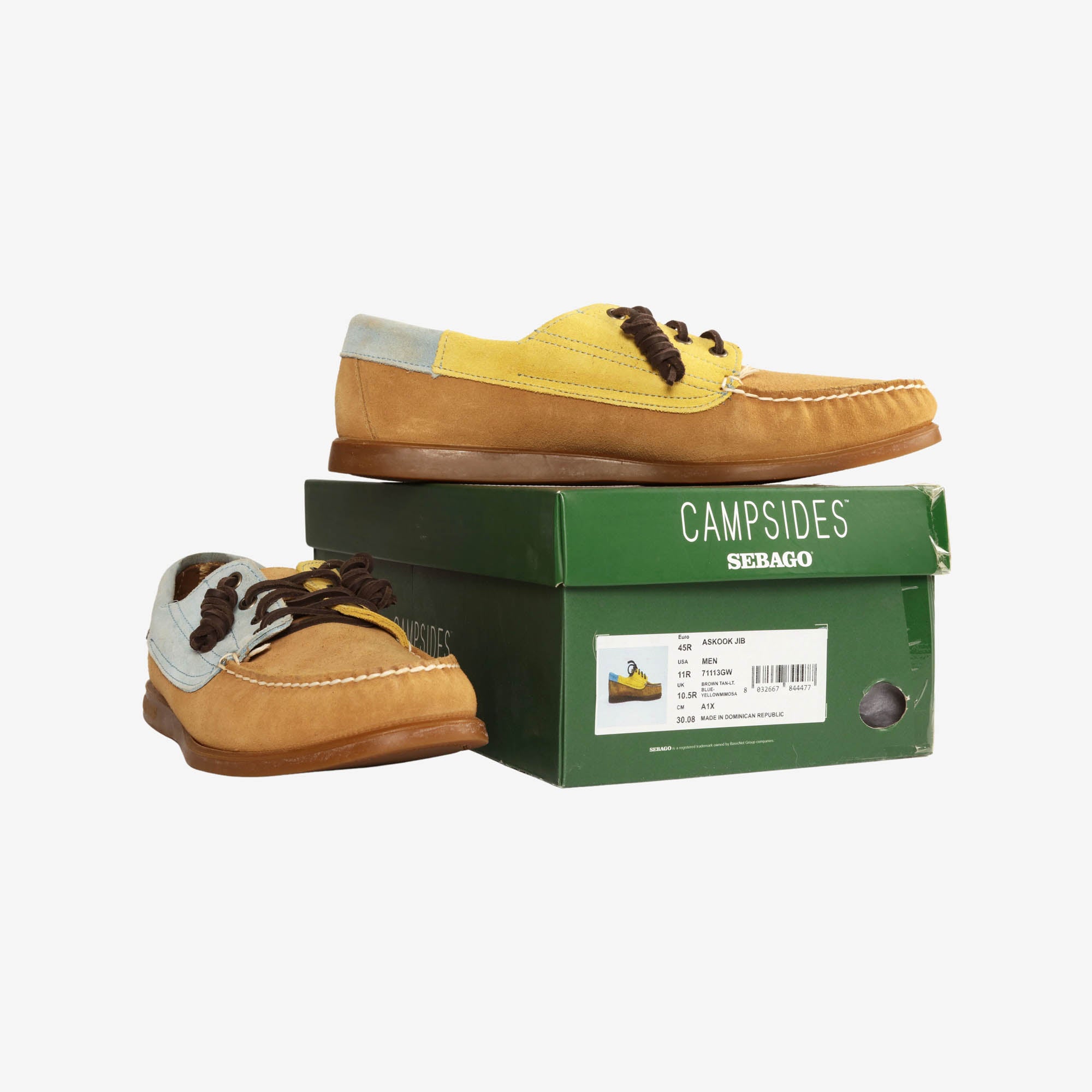 Askook Jib Suede Boat Shoes