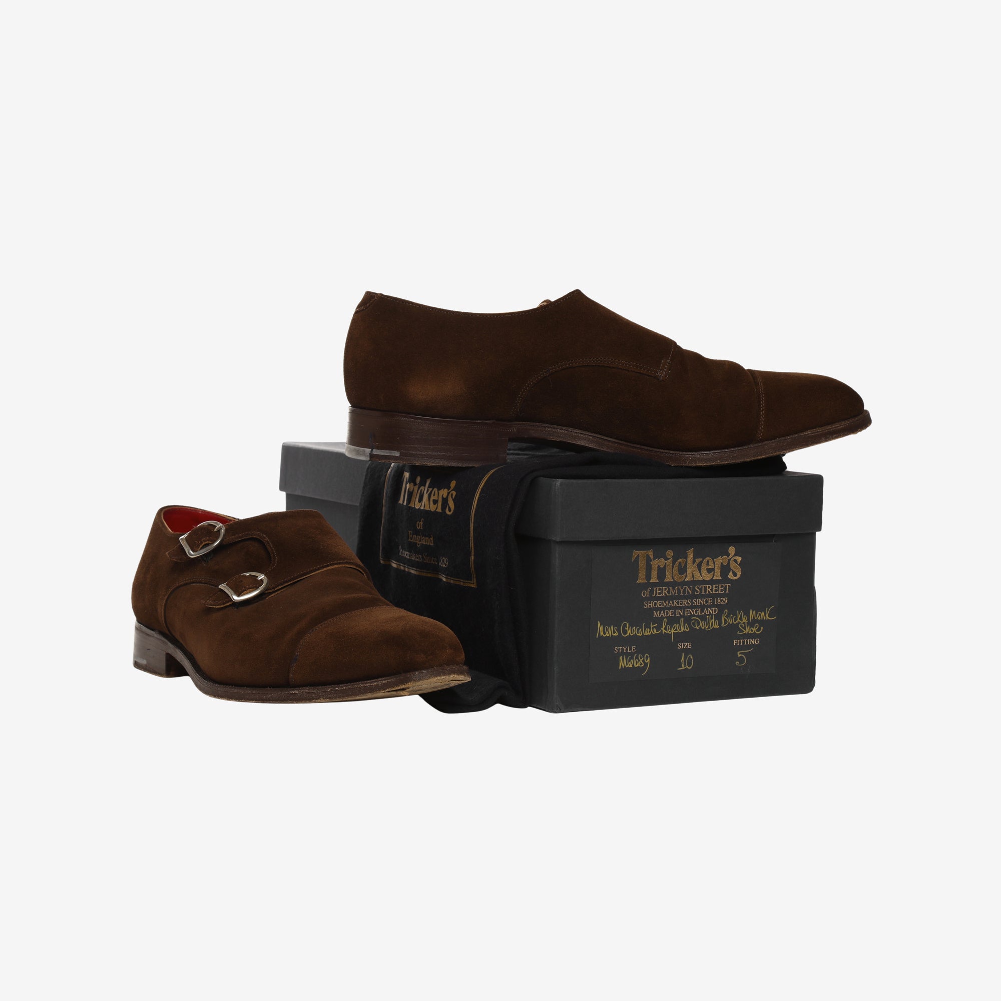 M6689 Double Buckle Monk Strap