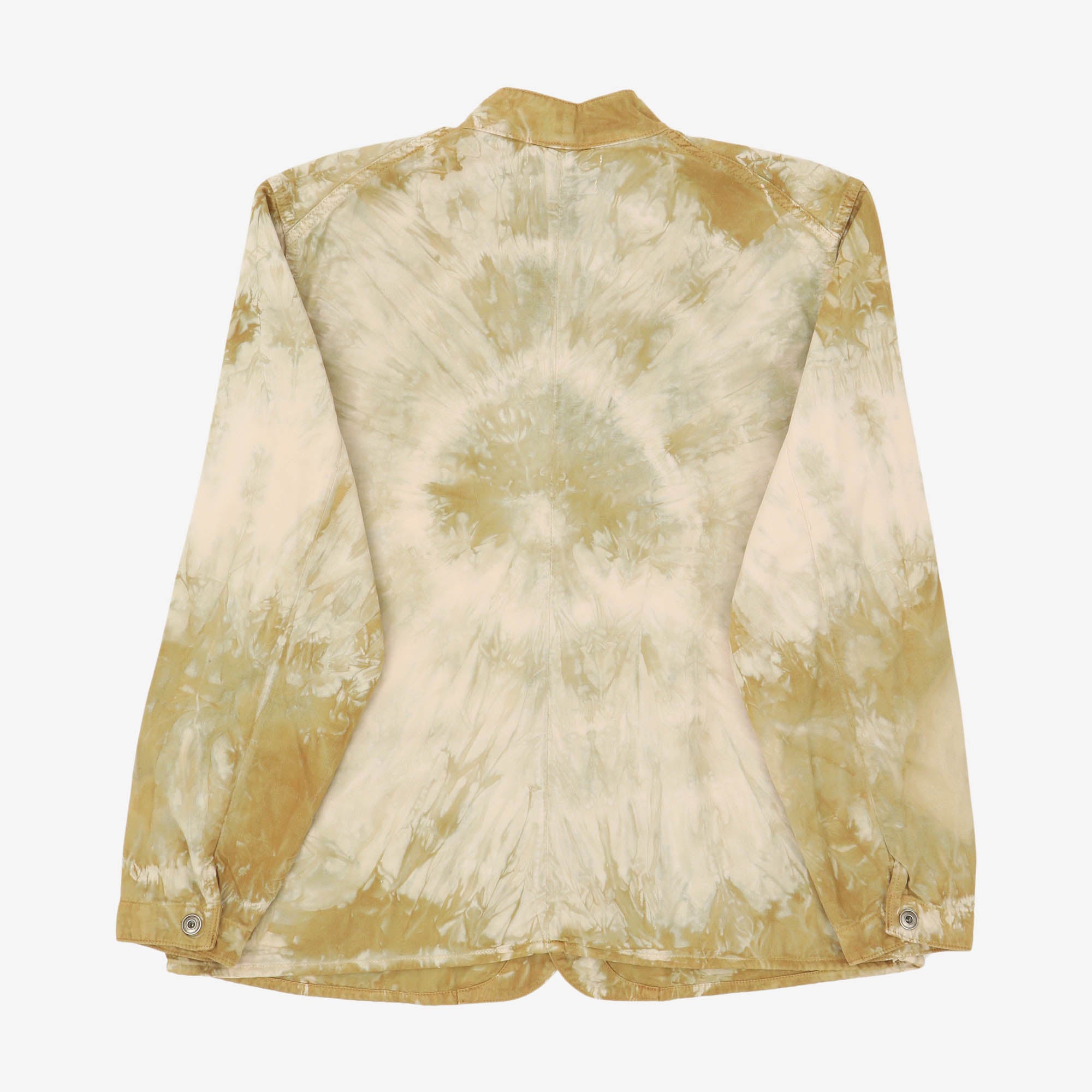 Stand Collar Tie Dye Chore Jacket