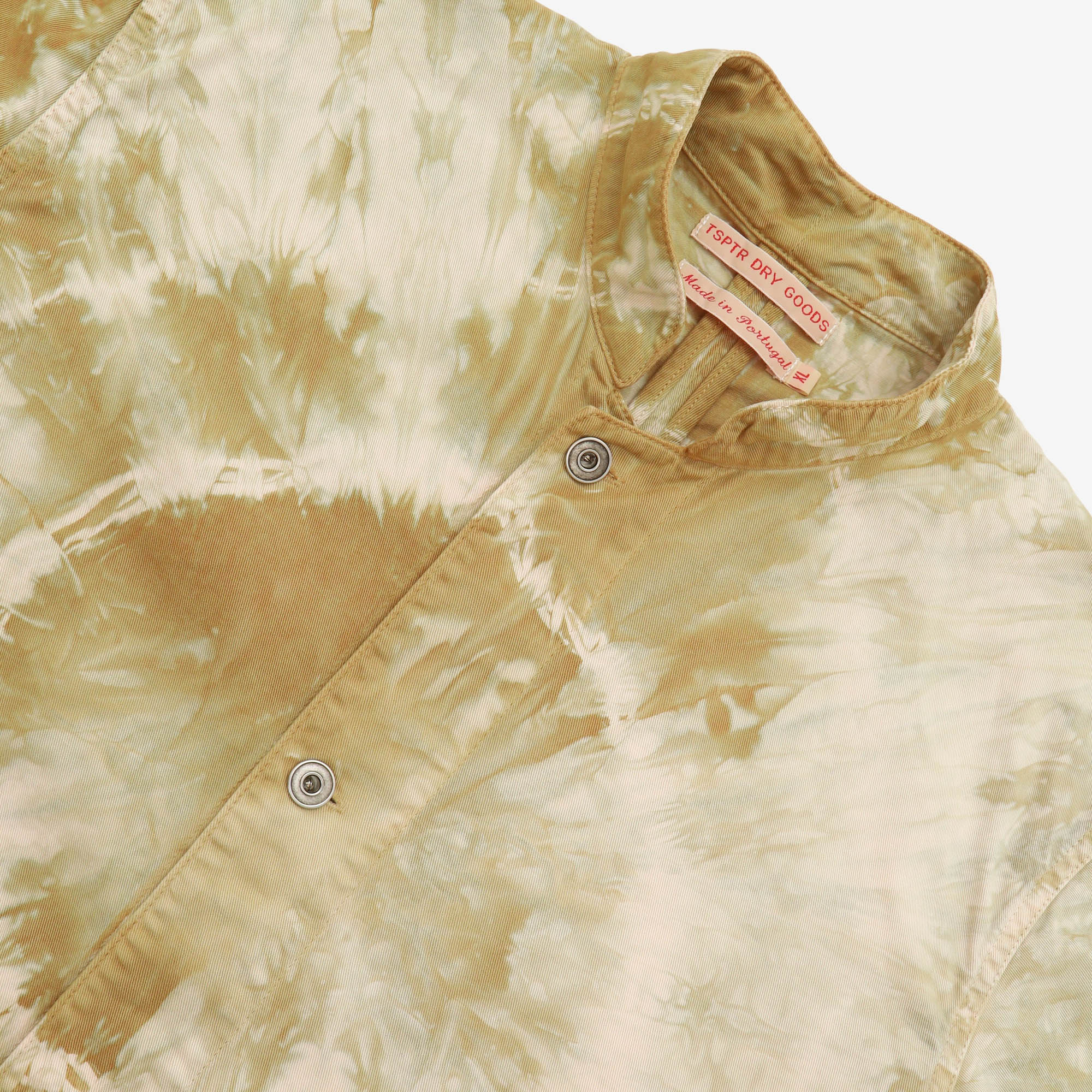Stand Collar Tie Dye Chore Jacket