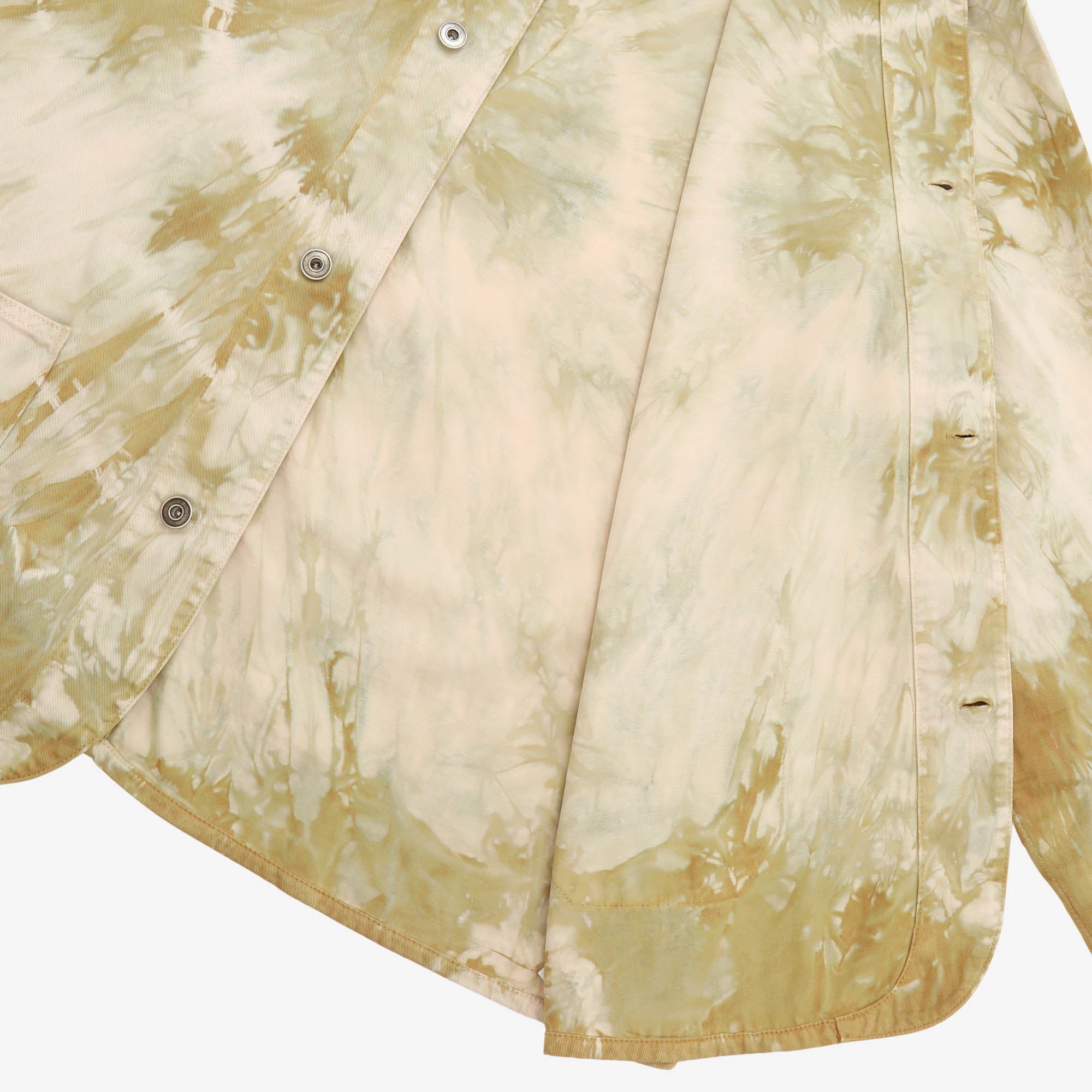 Stand Collar Tie Dye Chore Jacket