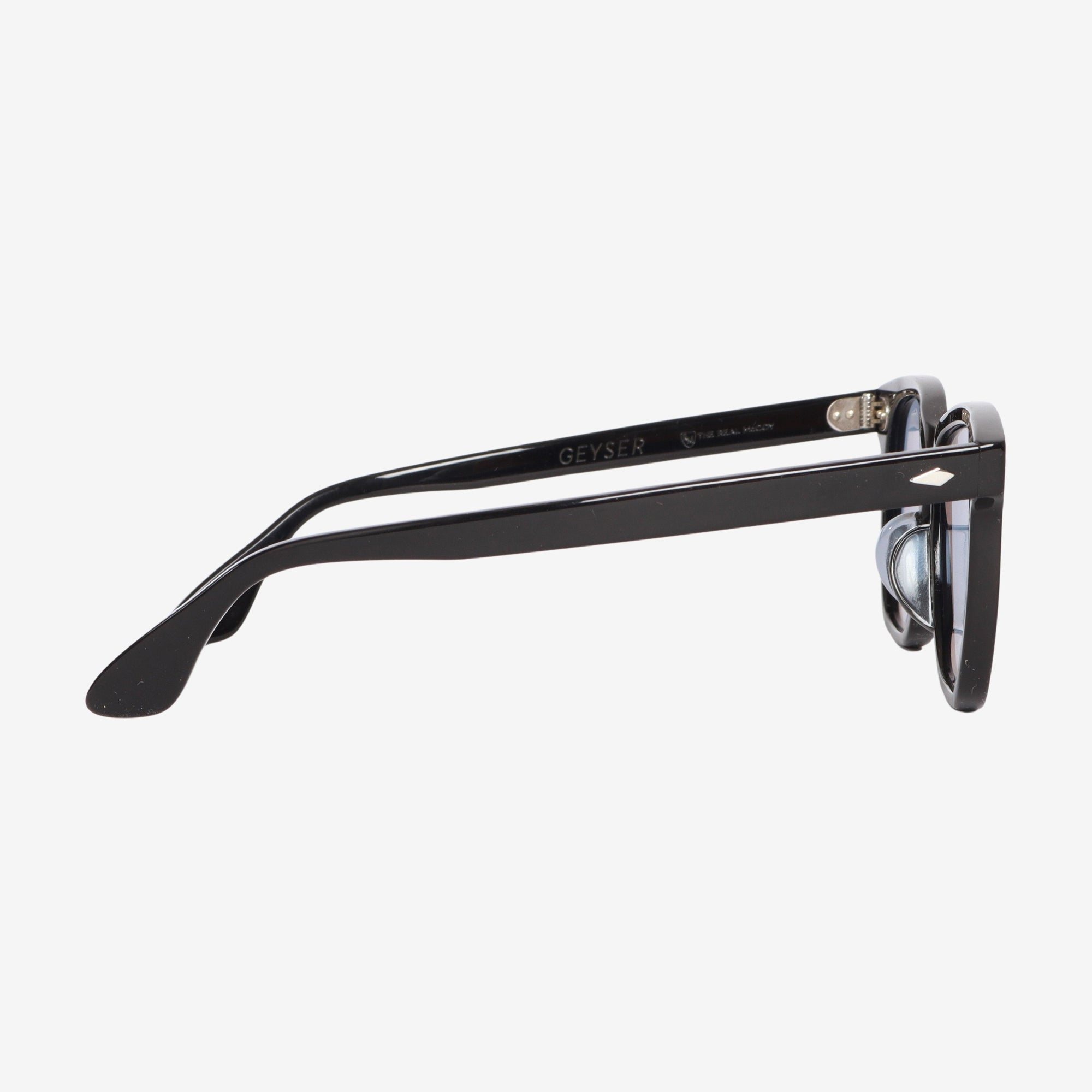 JM Geyser Black Frame Sunglasses