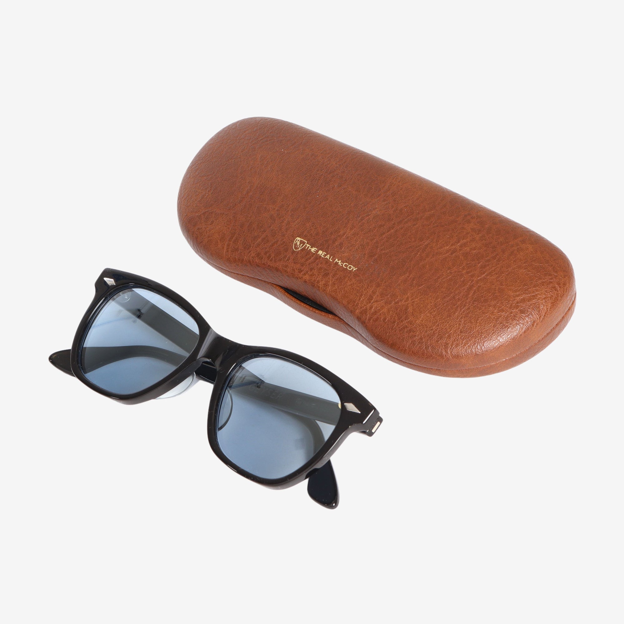 JM Geyser Black Frame Sunglasses