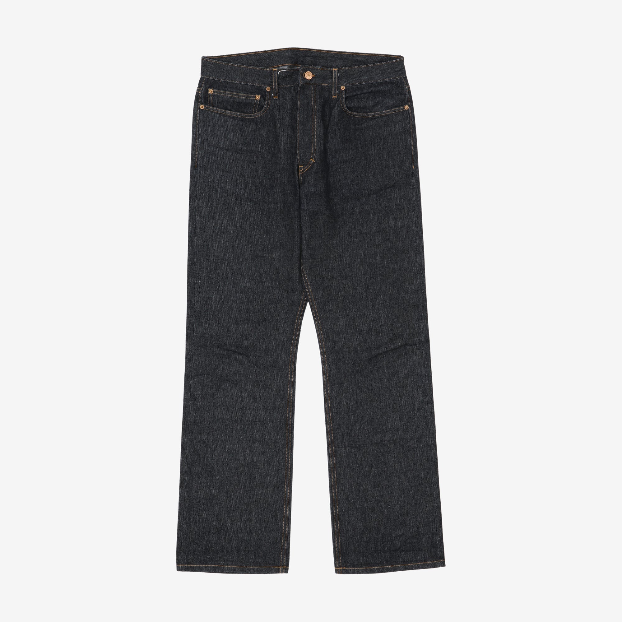 Raw Straight Leg Jeans (36W X 32.5L)
