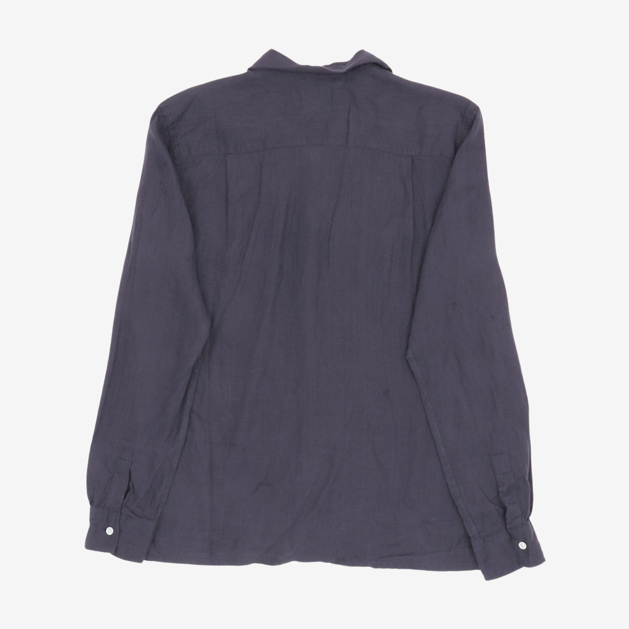 Linen Camp Collar Shirt