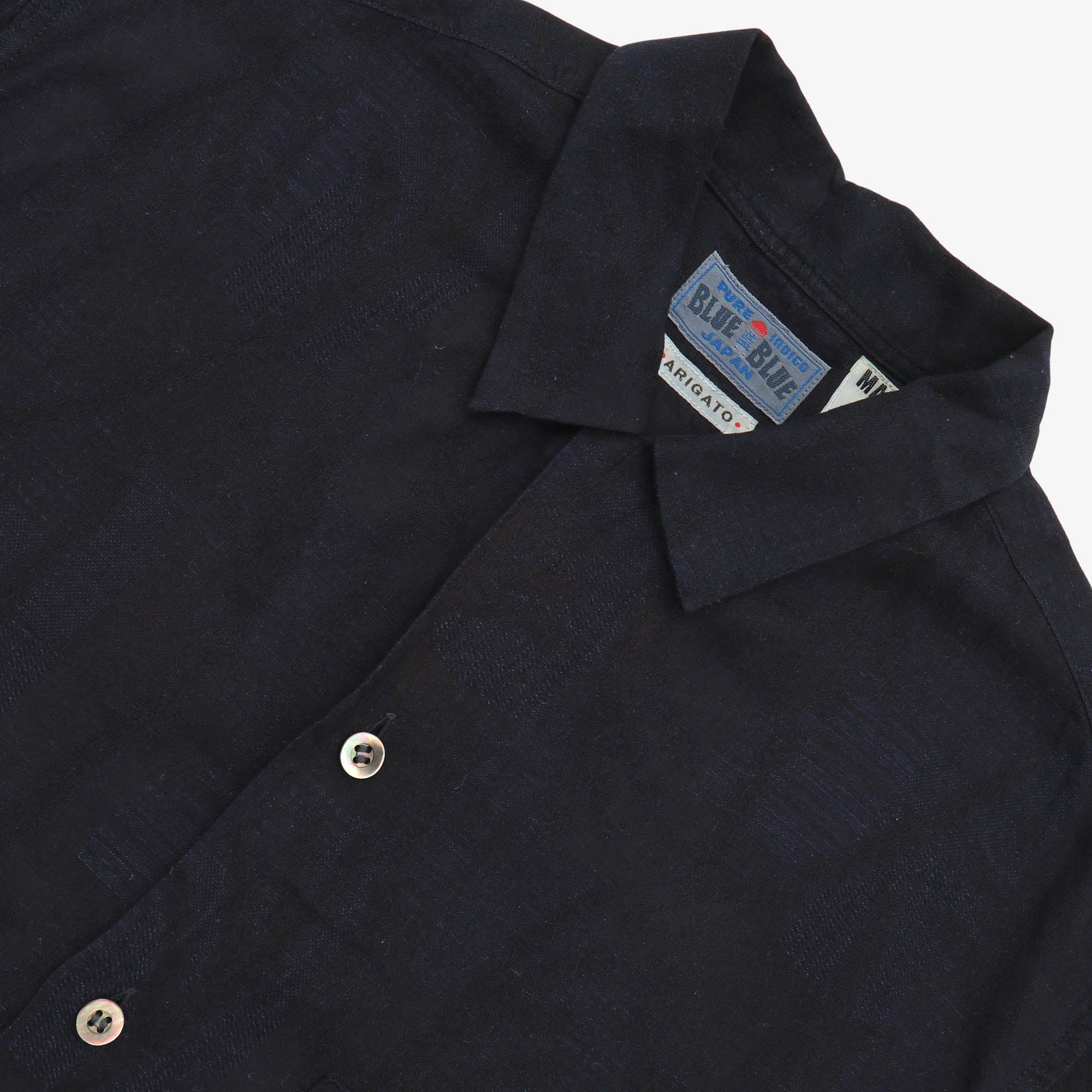 Camp Collar Jacquard Shirt