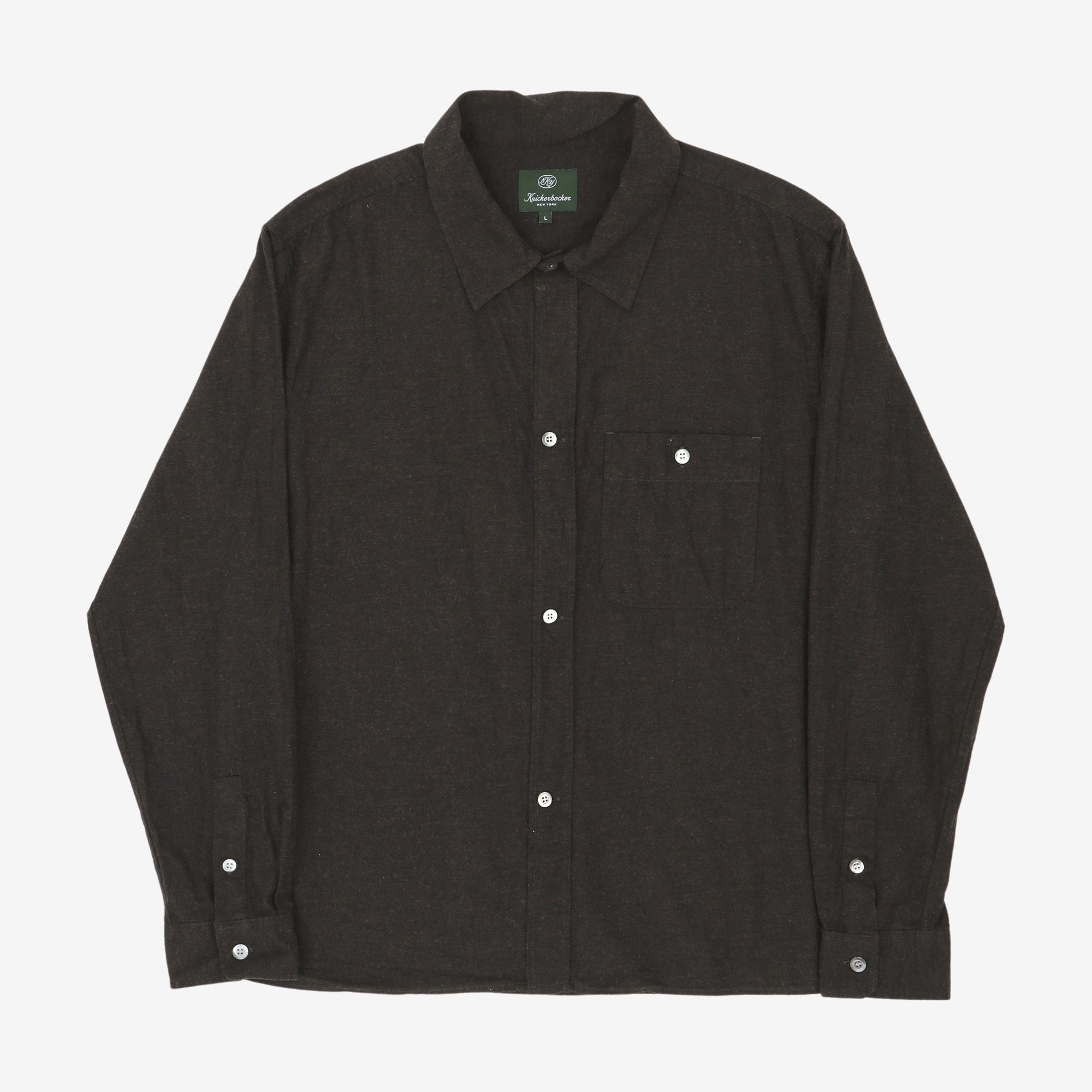 Carmine Flannel Twill Shirt