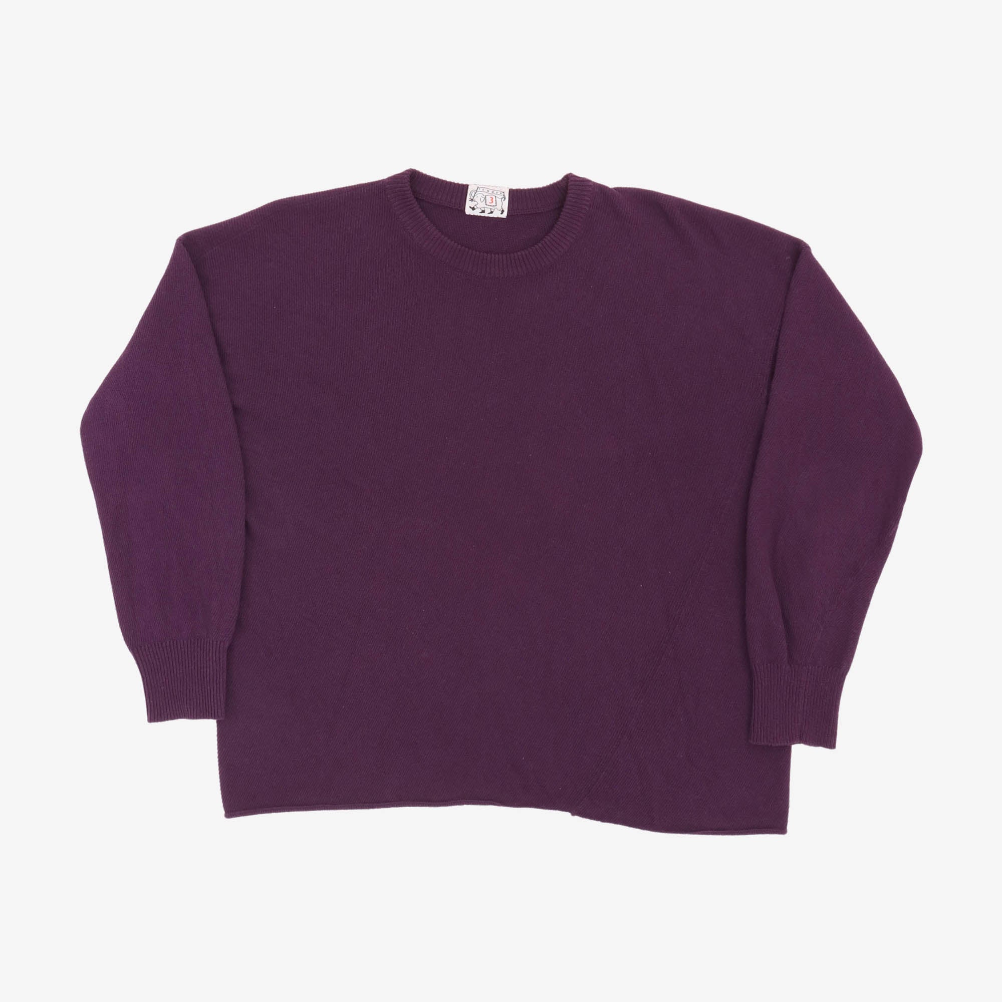 Type 731 Skewed Crewneck Pullover