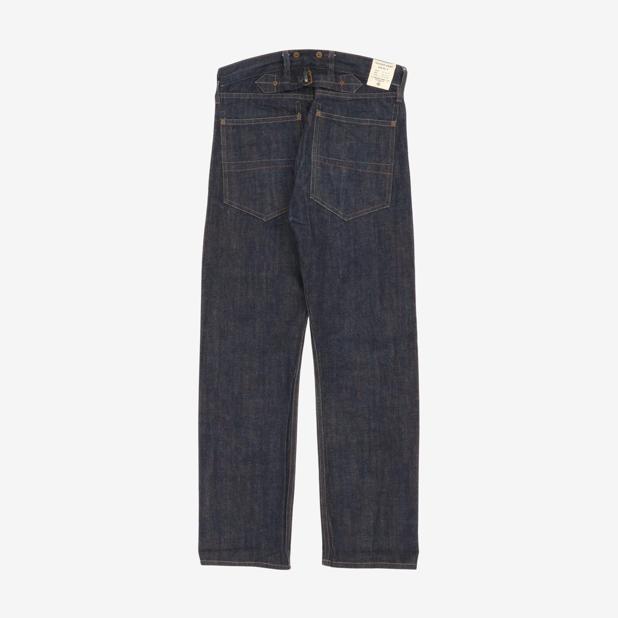 No 1 Work Selvedge Denim (32W X 32L)