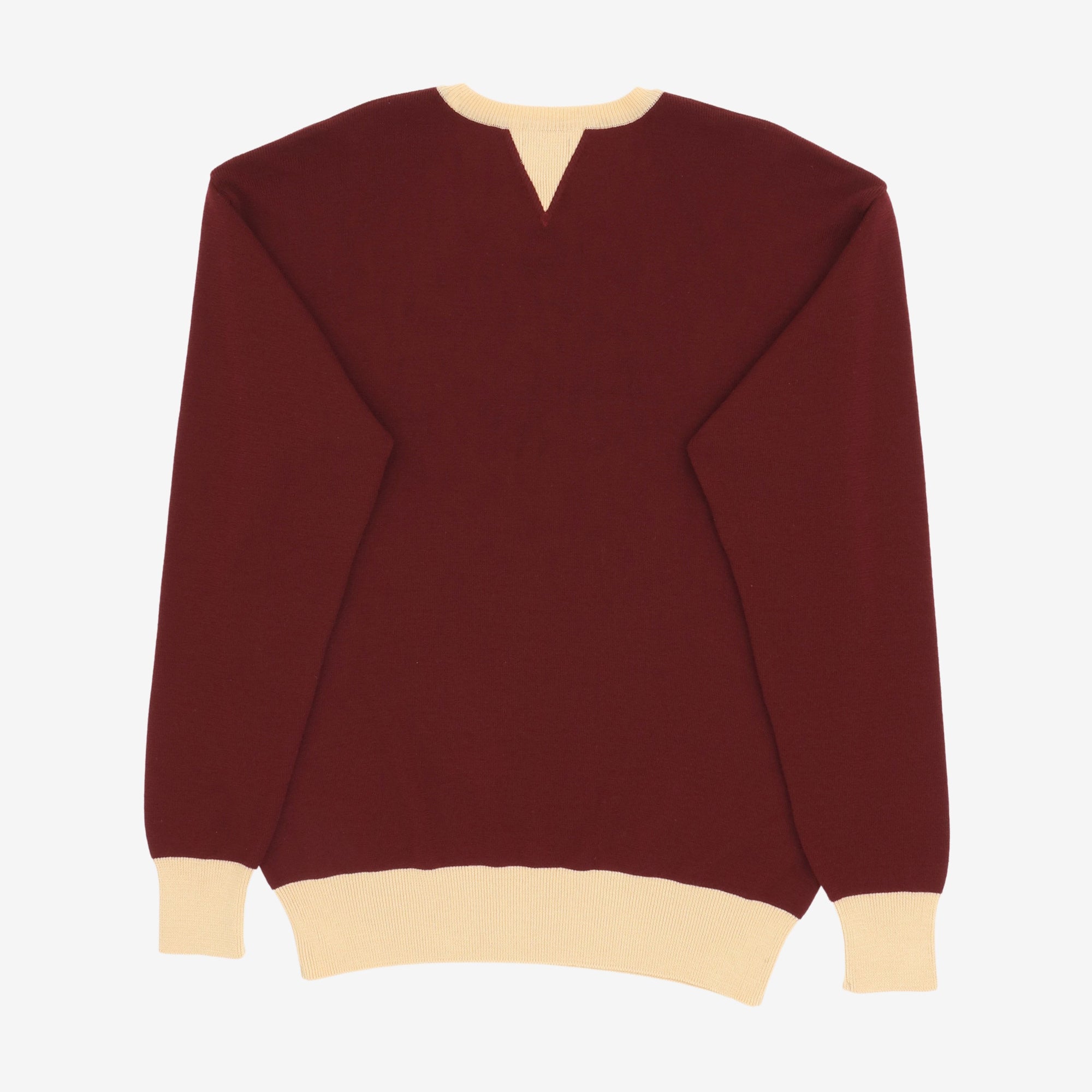 V-Gusset Knitted Sweater