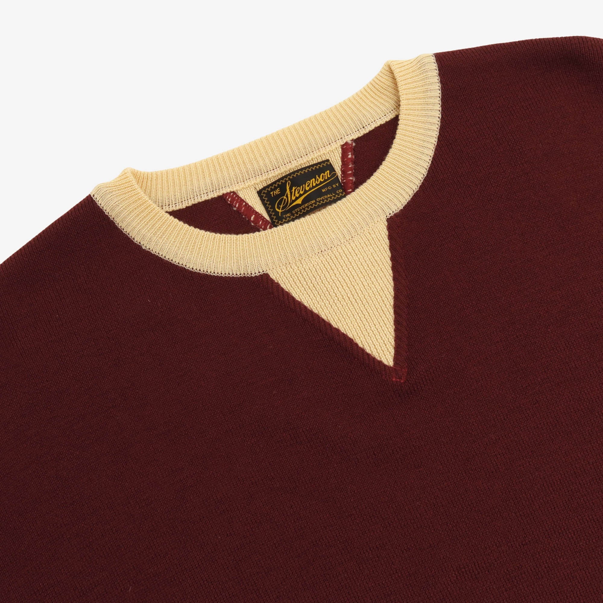 V-Gusset Knitted Sweater