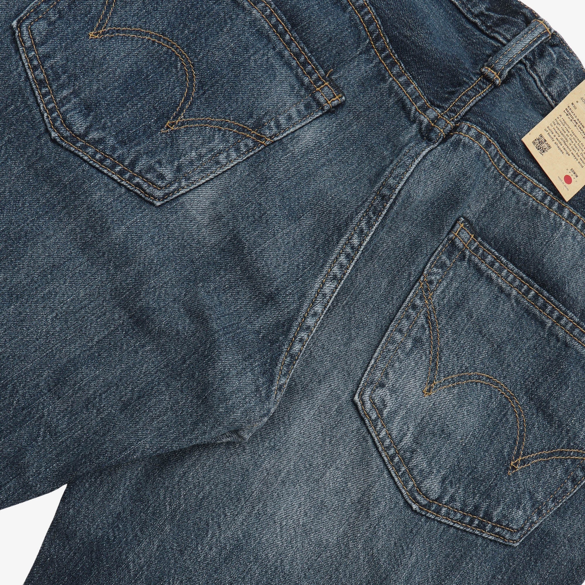 EEU33 Regular Tapered Selvedge Jeans (32W X 33L)