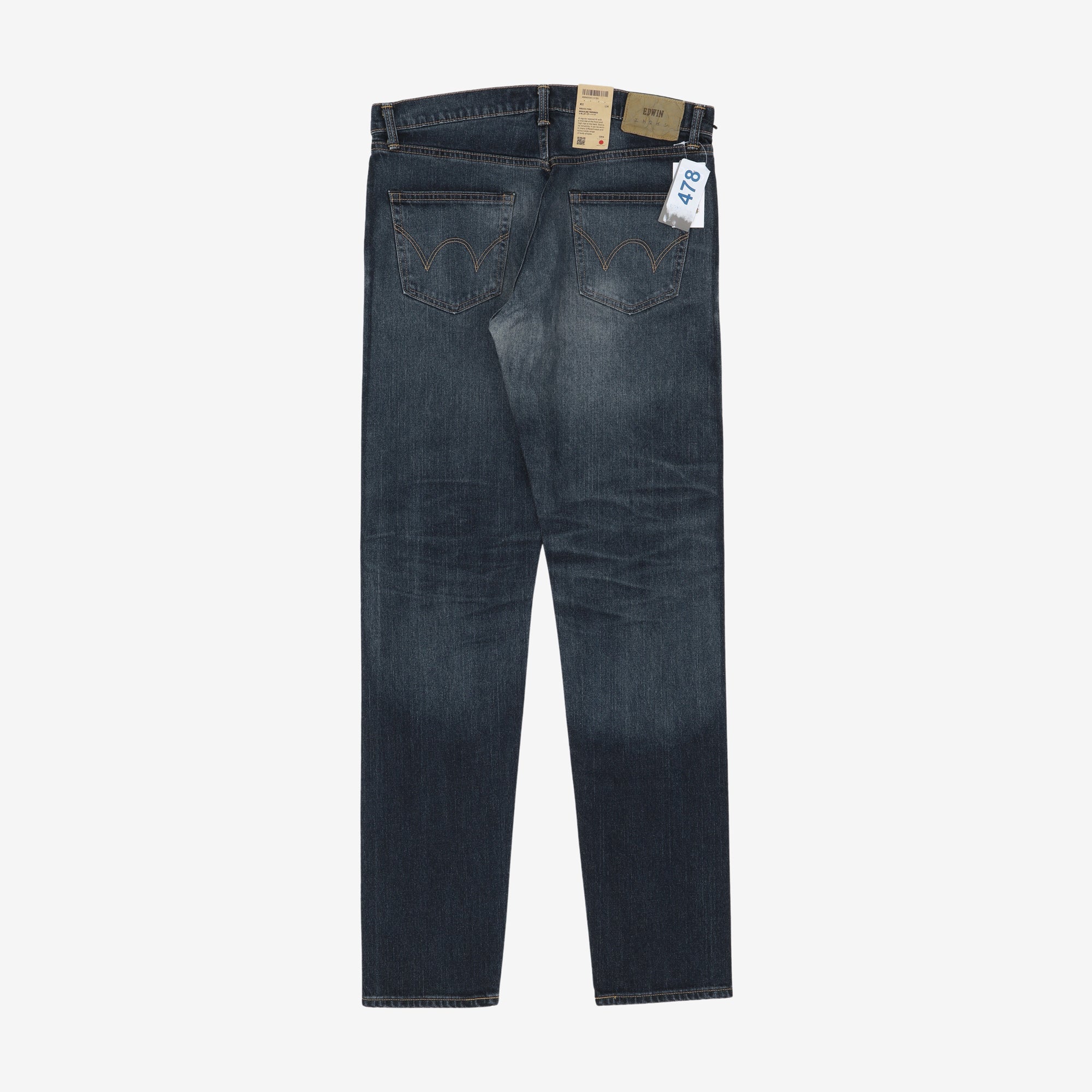 EEU33 Regular Tapered Jeans (34W X 34.5L)