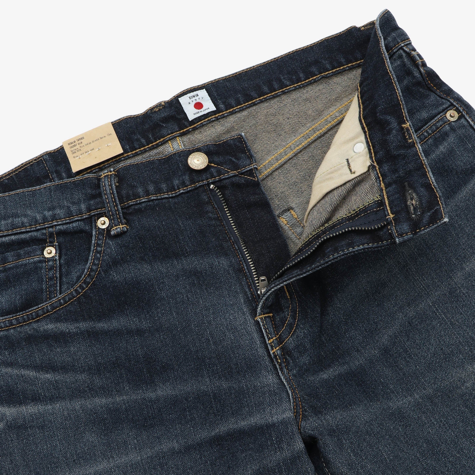 EEU33 Regular Tapered Jeans (34W X 34.5L)