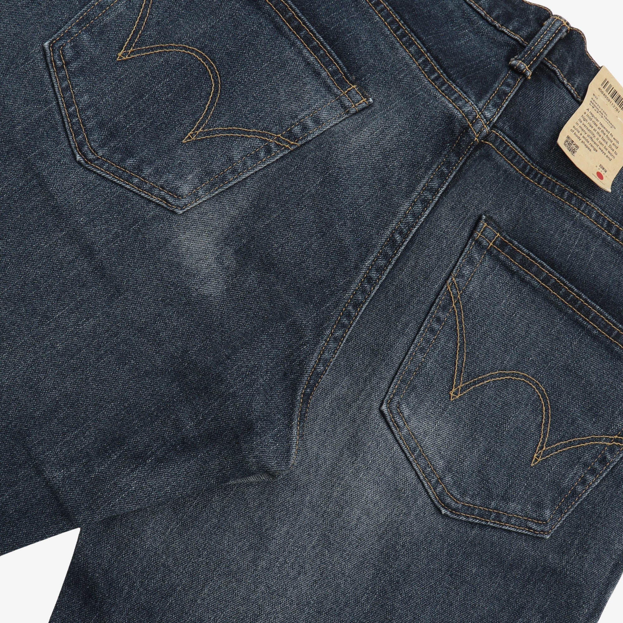 EEU33 Regular Tapered Jeans (34W X 34.5L)