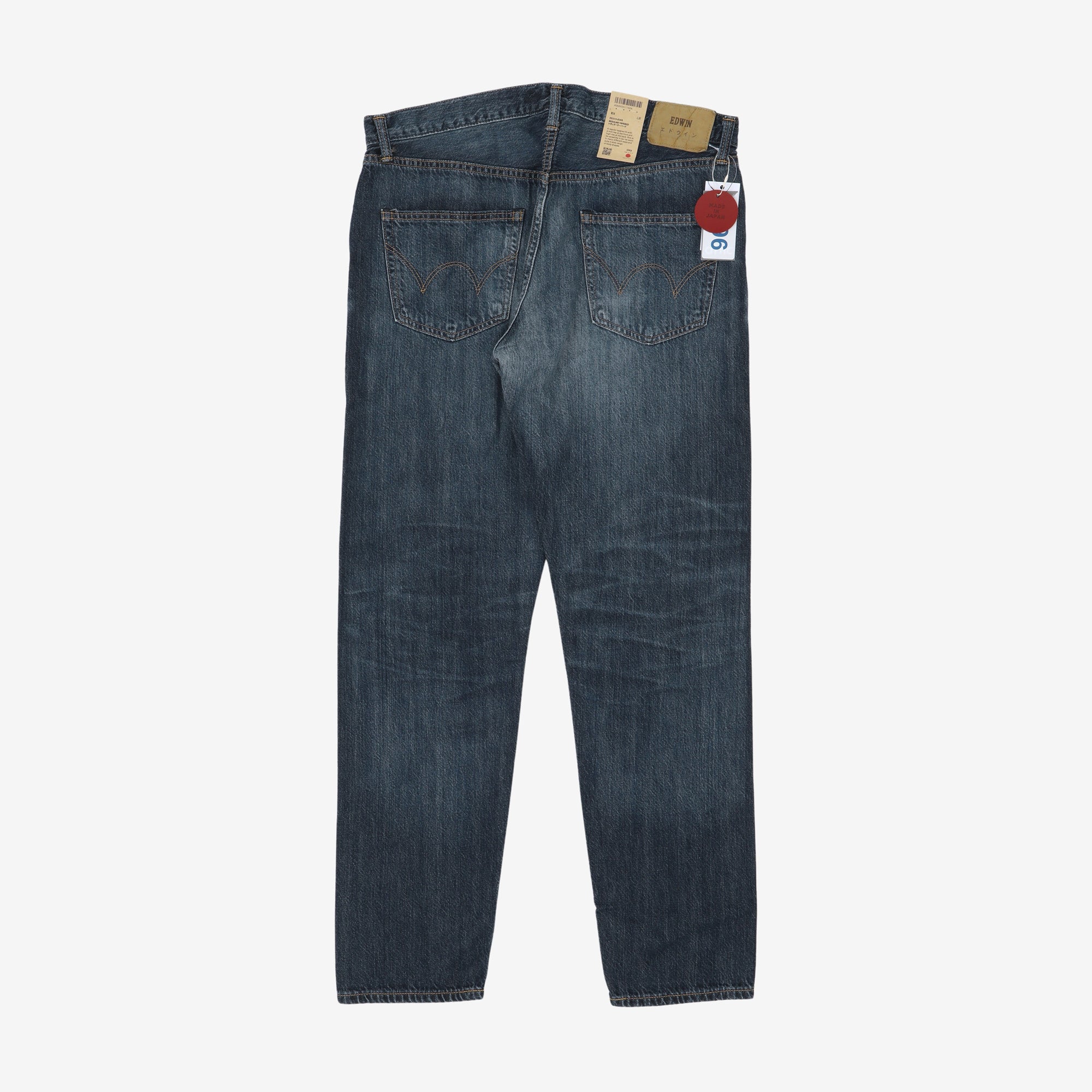 EEU33 Regular Tapered Selvedge Jeans (36W X 31L)