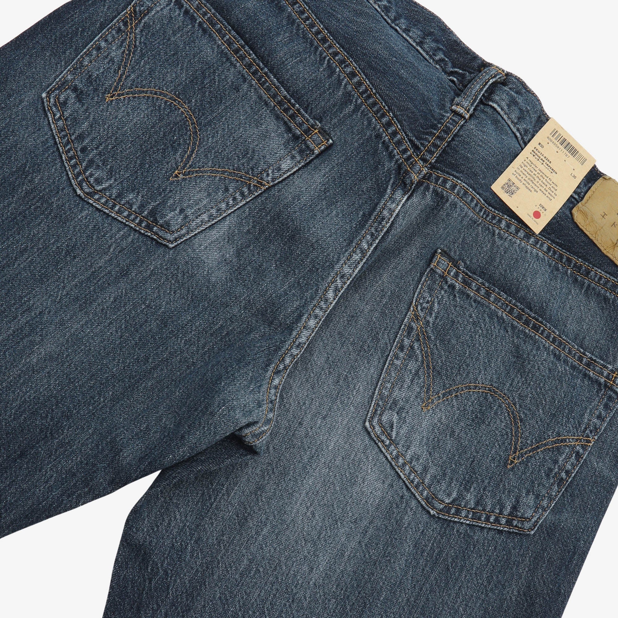 EEU33 Regular Tapered Selvedge Jeans (31W X 31L)